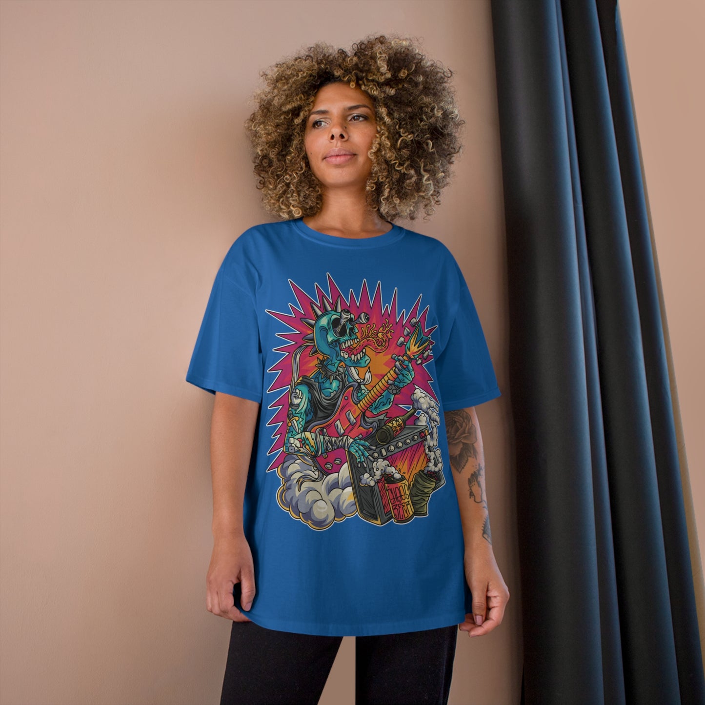 Skeleton Guitar Champion T-Shirt