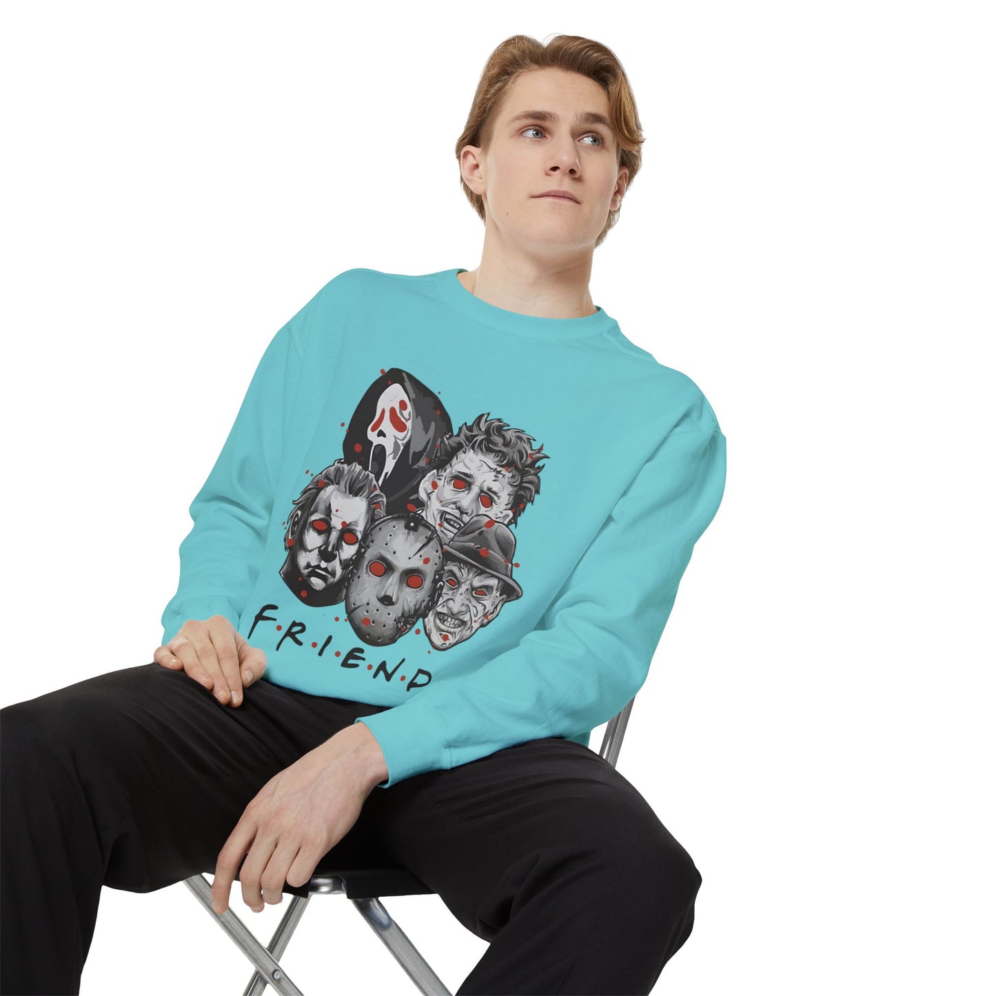 Halloween Garment-Dyed Sweatshirt