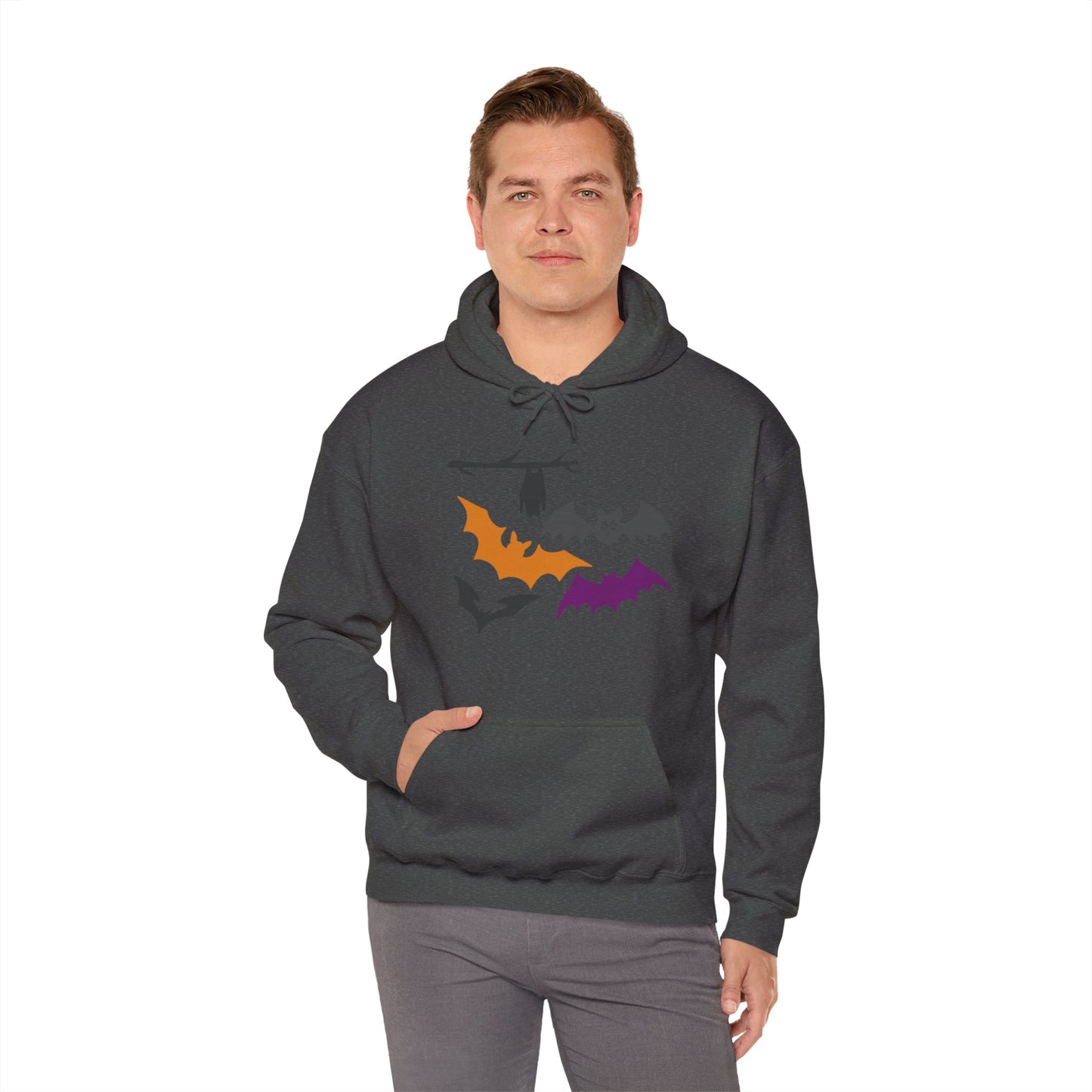Halloween Bats Heavy Blend™ Hooded Sweatshirt