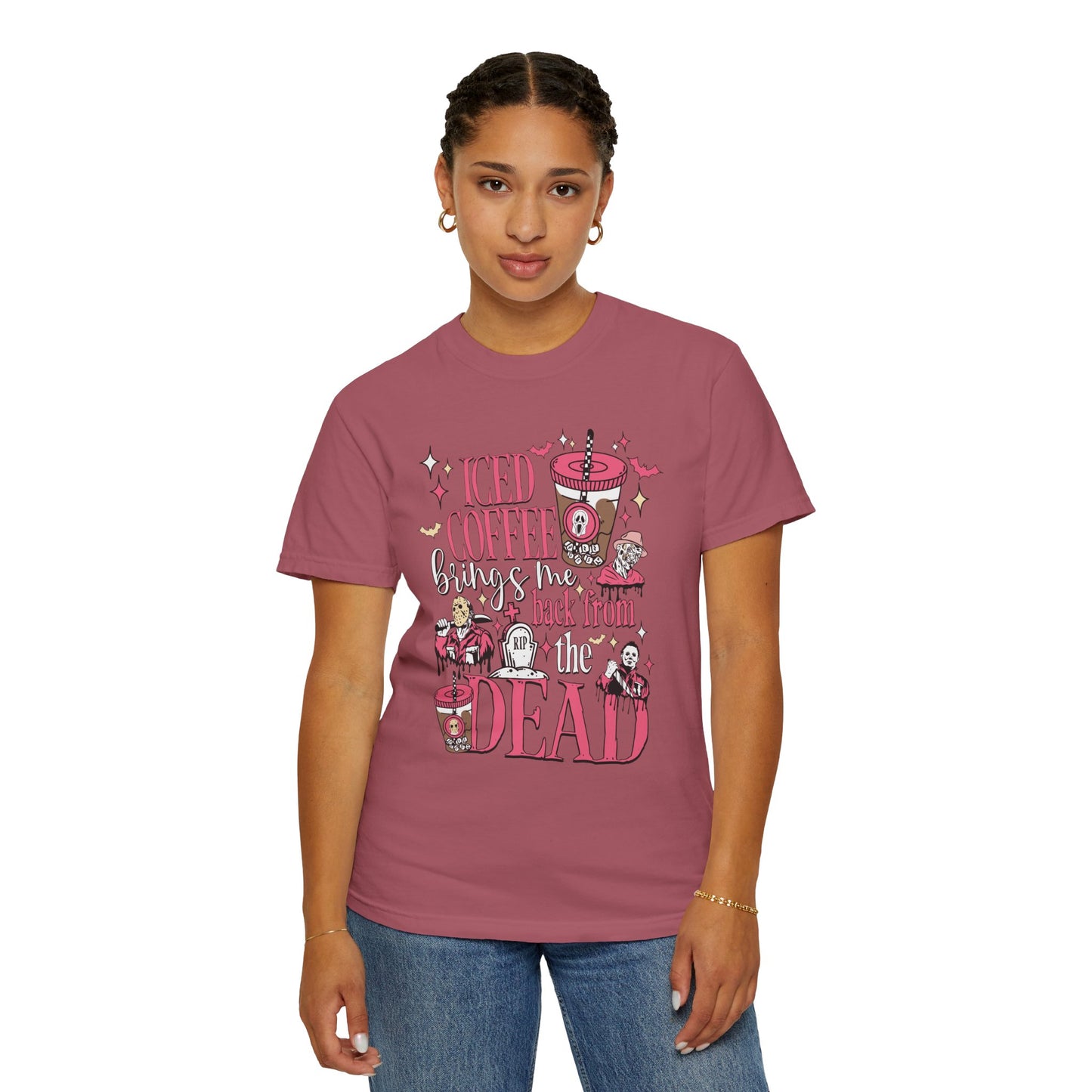 Ice Coffee Garment-Dyed T-shirt