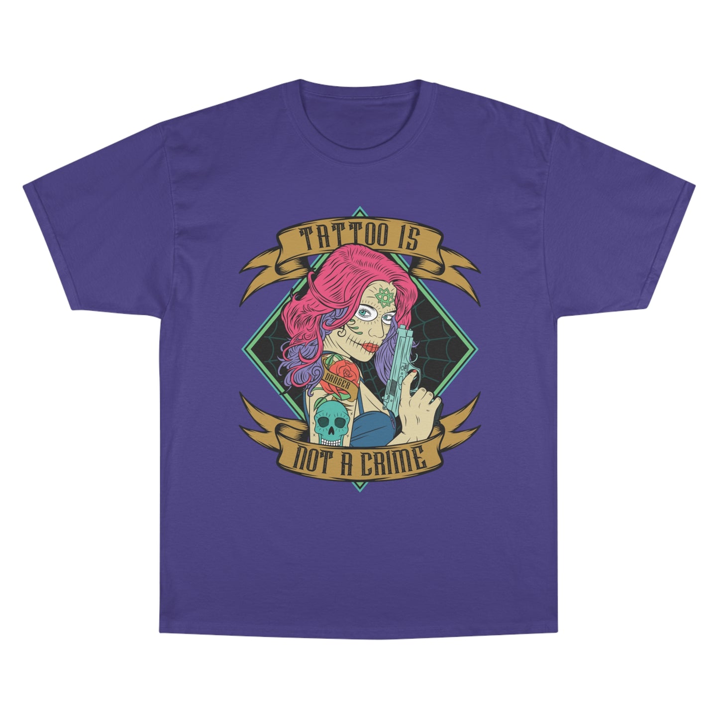 Tattoo Is Not A Crime Champion T-Shirt