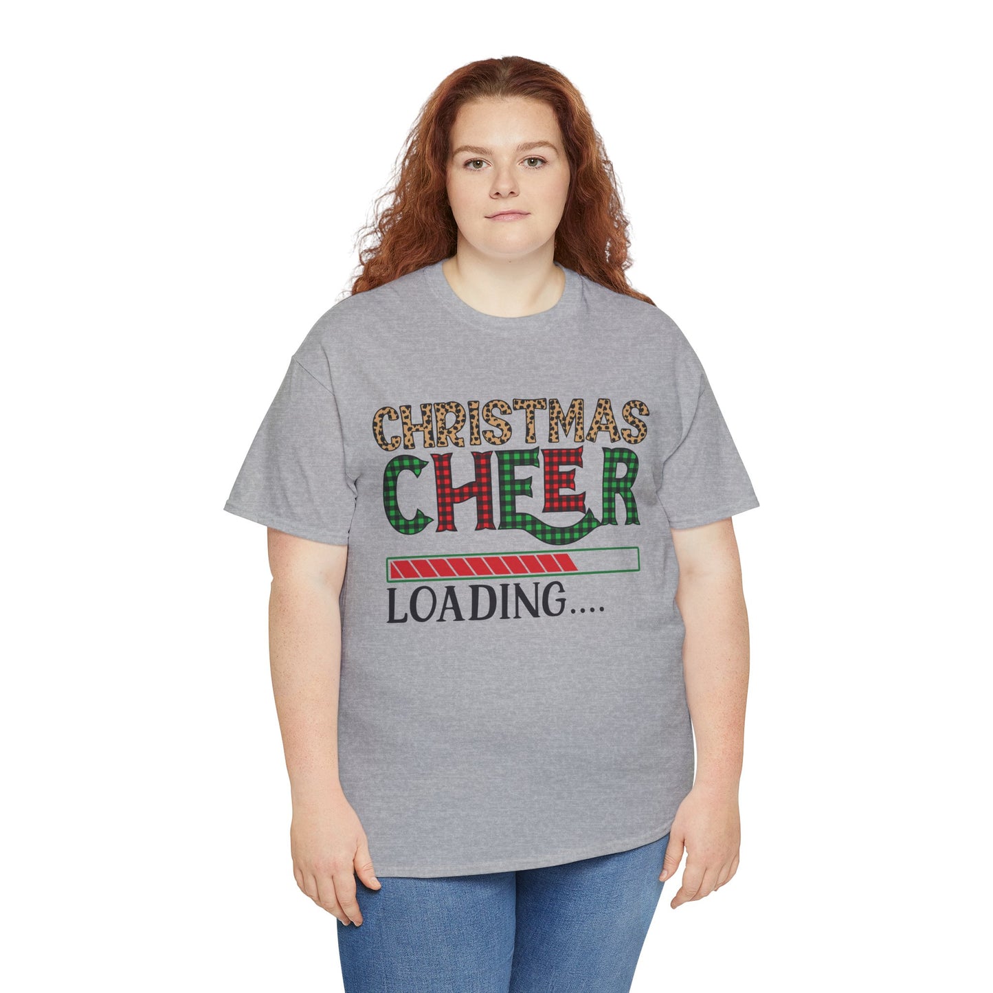 Christmas Cheer Loading Unisex Heavy Cotton Tee