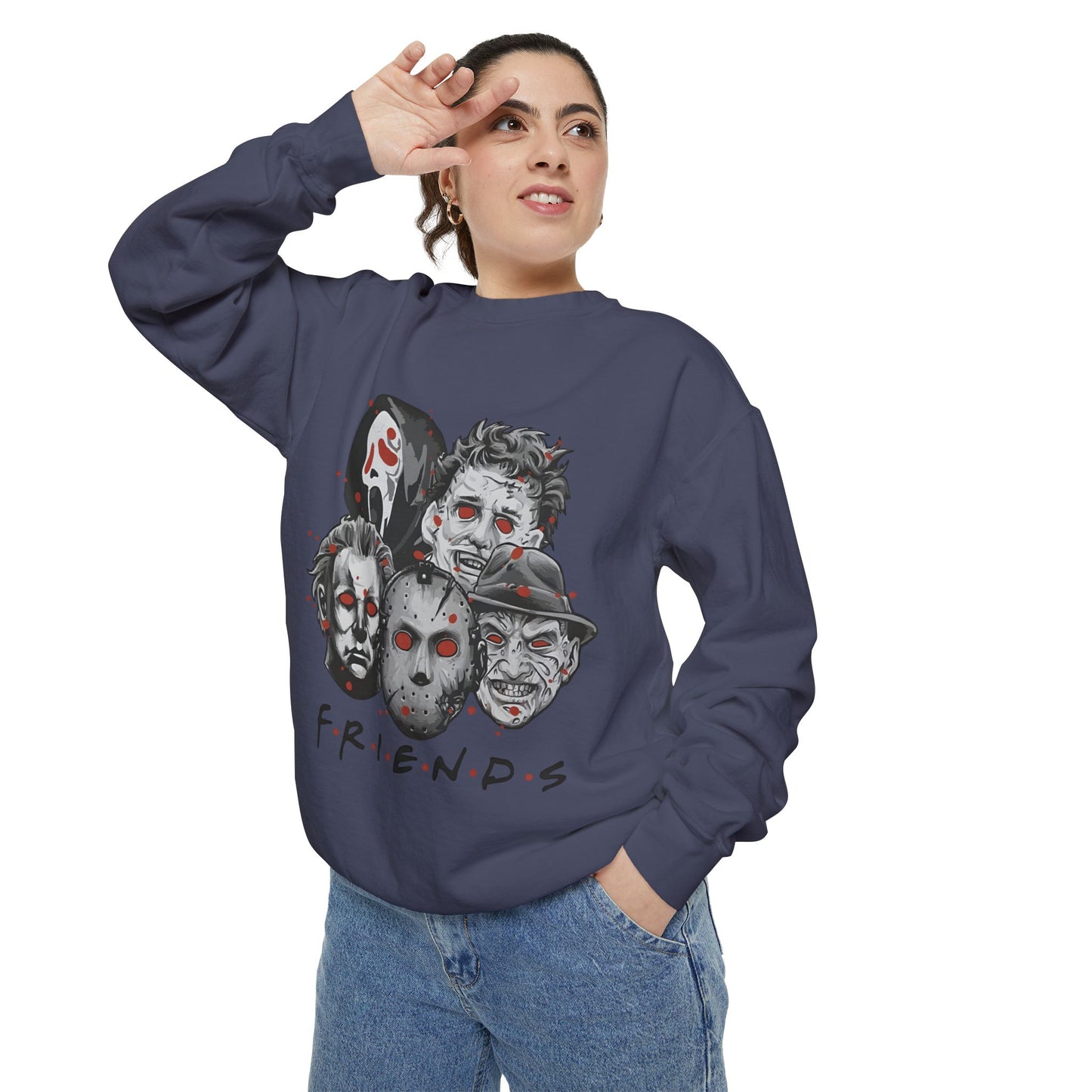 Halloween Garment-Dyed Sweatshirt