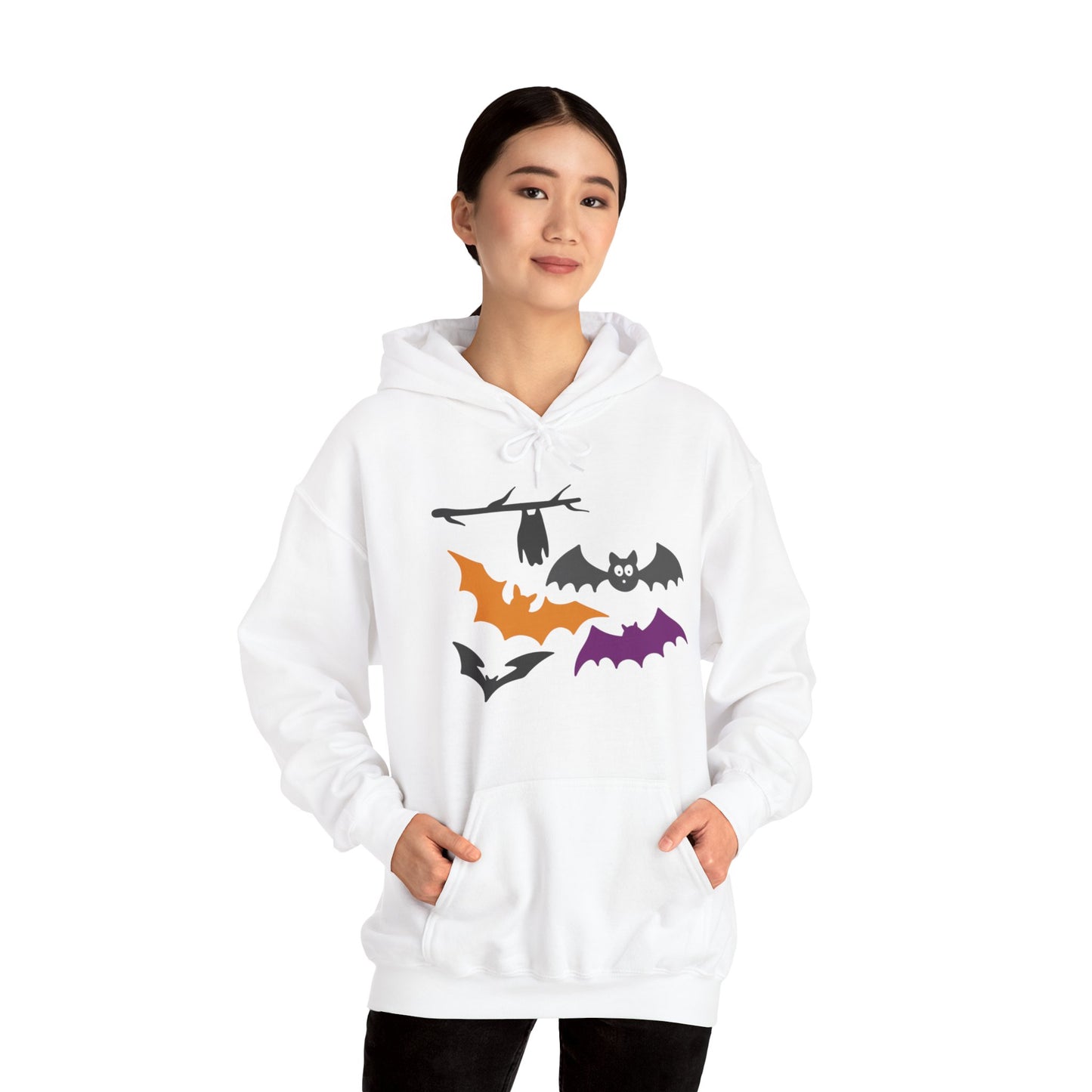 Halloween Bats Heavy Blend™ Hooded Sweatshirt