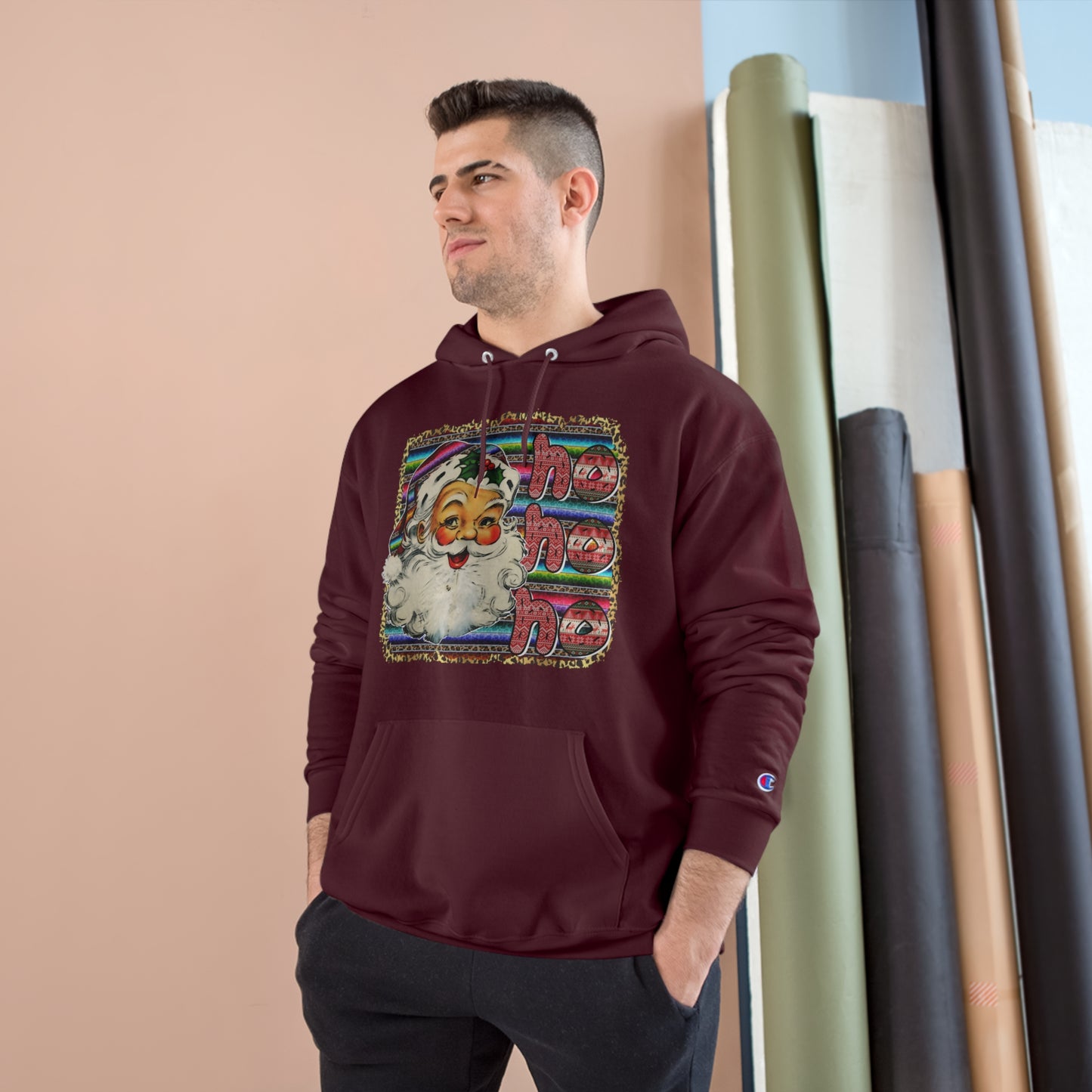 Ho Ho Ho Christmas Champion Hoodie