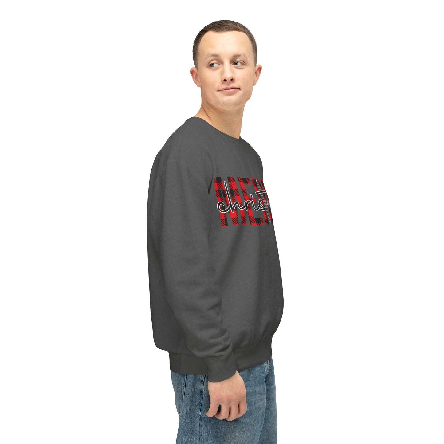 Merry Christmas Unisex Lightweight Crewneck Sweatshirt