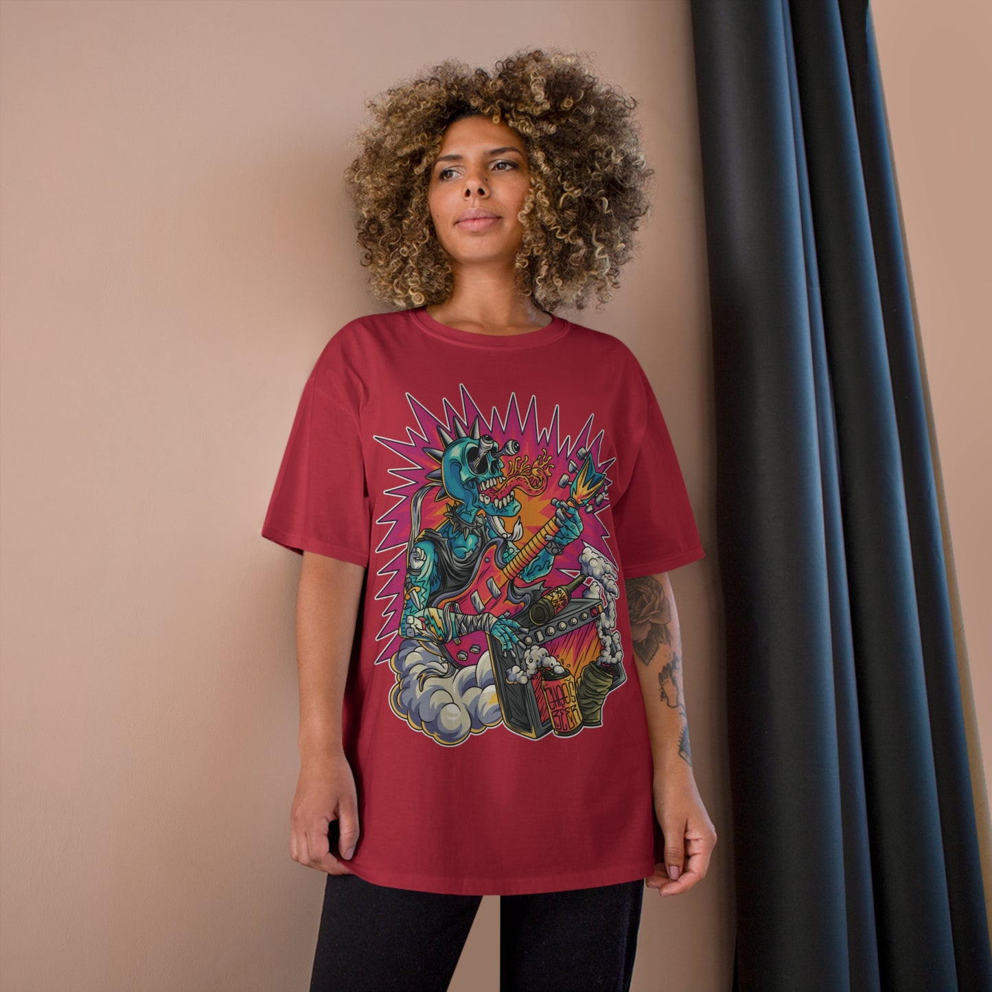 Skeleton Guitar Champion T-Shirt