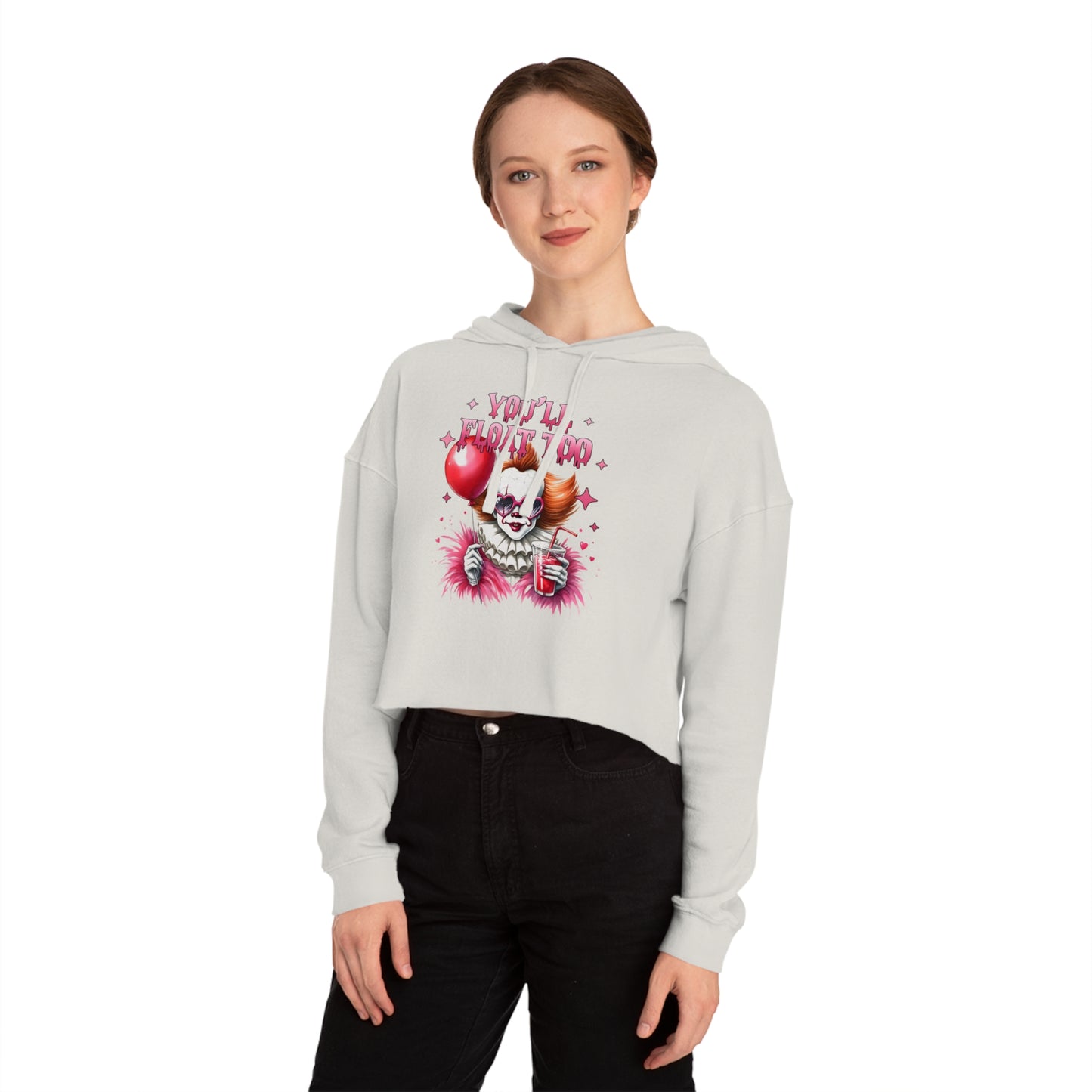 Halloween Cropped Hooded Sweatshirt