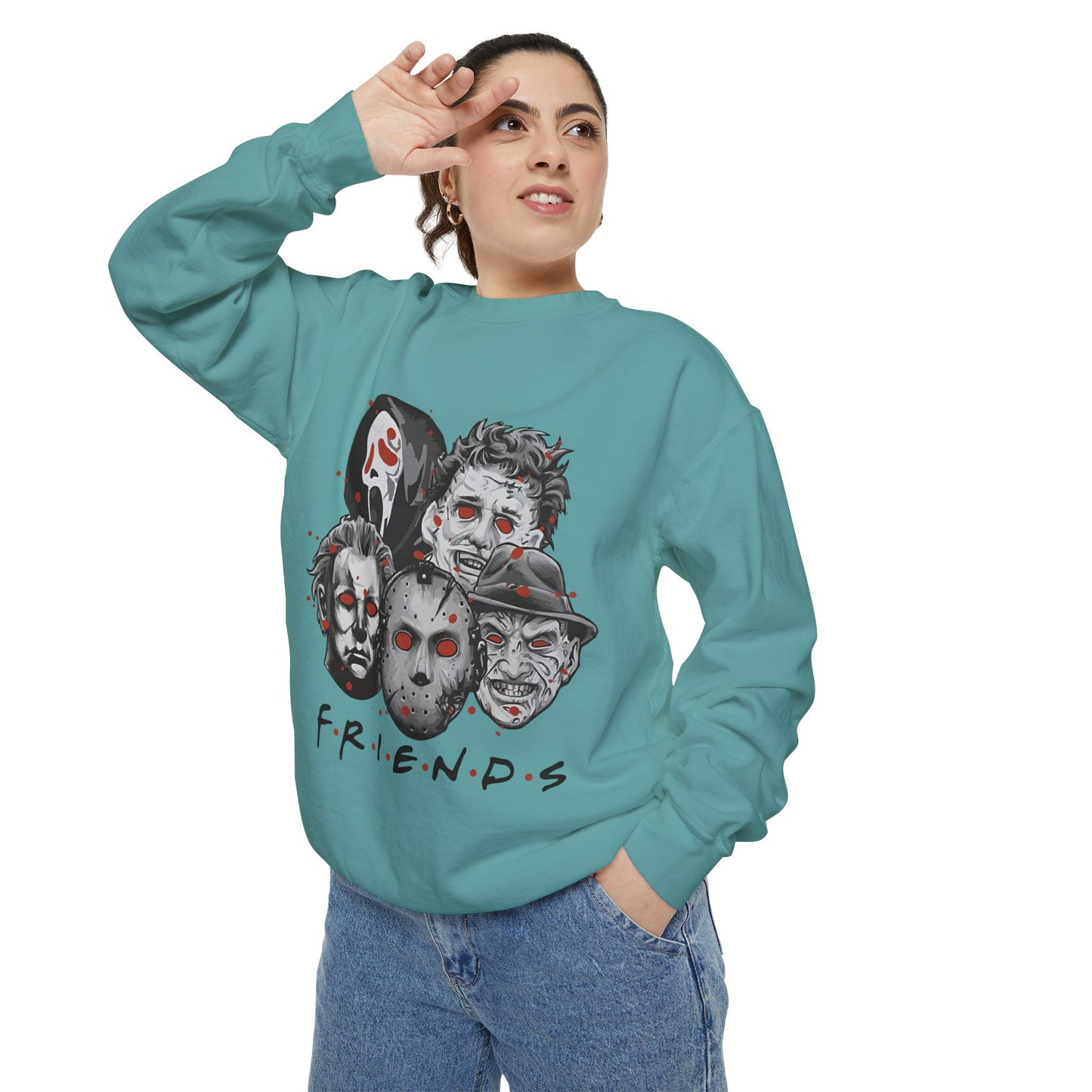 Halloween Garment-Dyed Sweatshirt