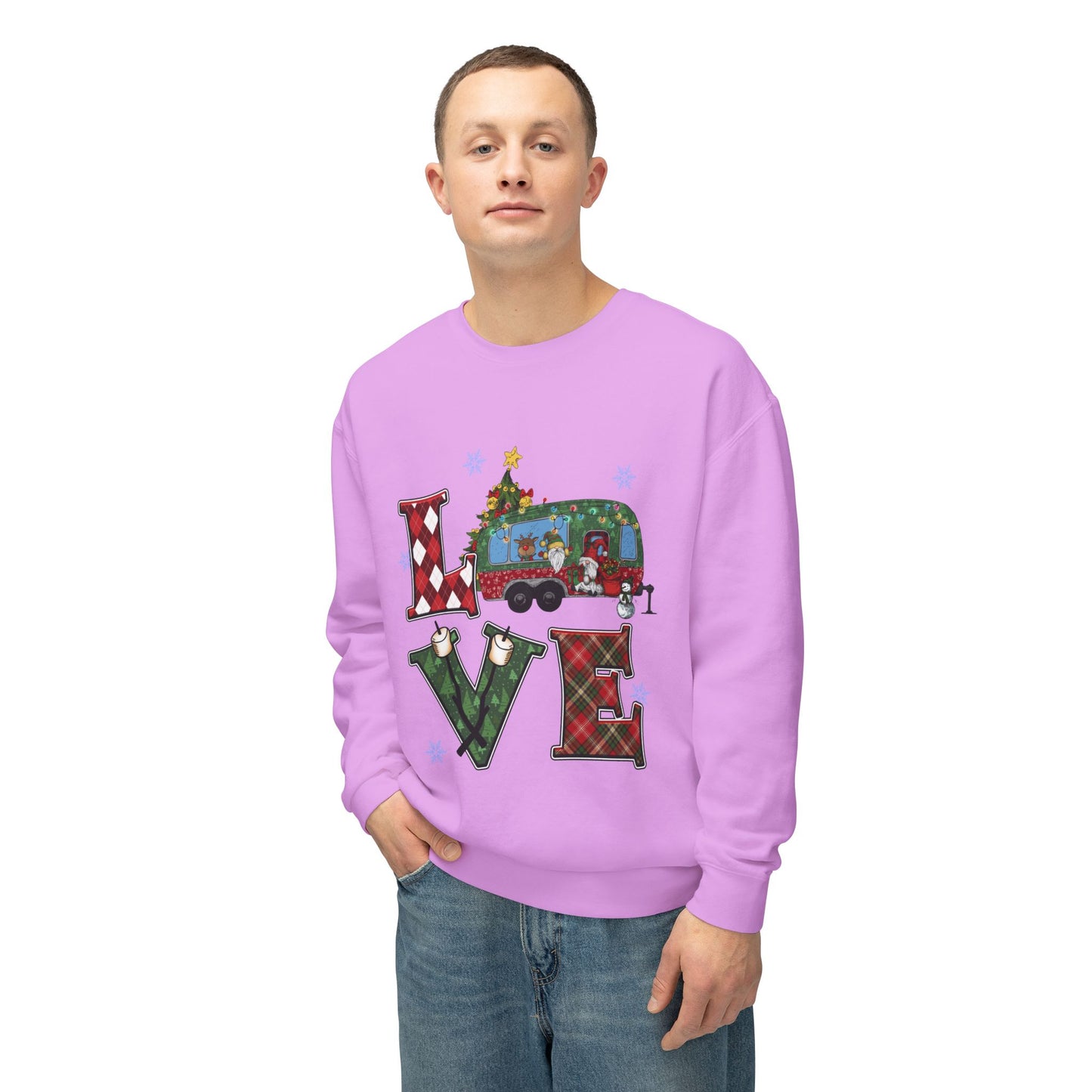 Love Vintage Holiday Crewneck Sweatshirt