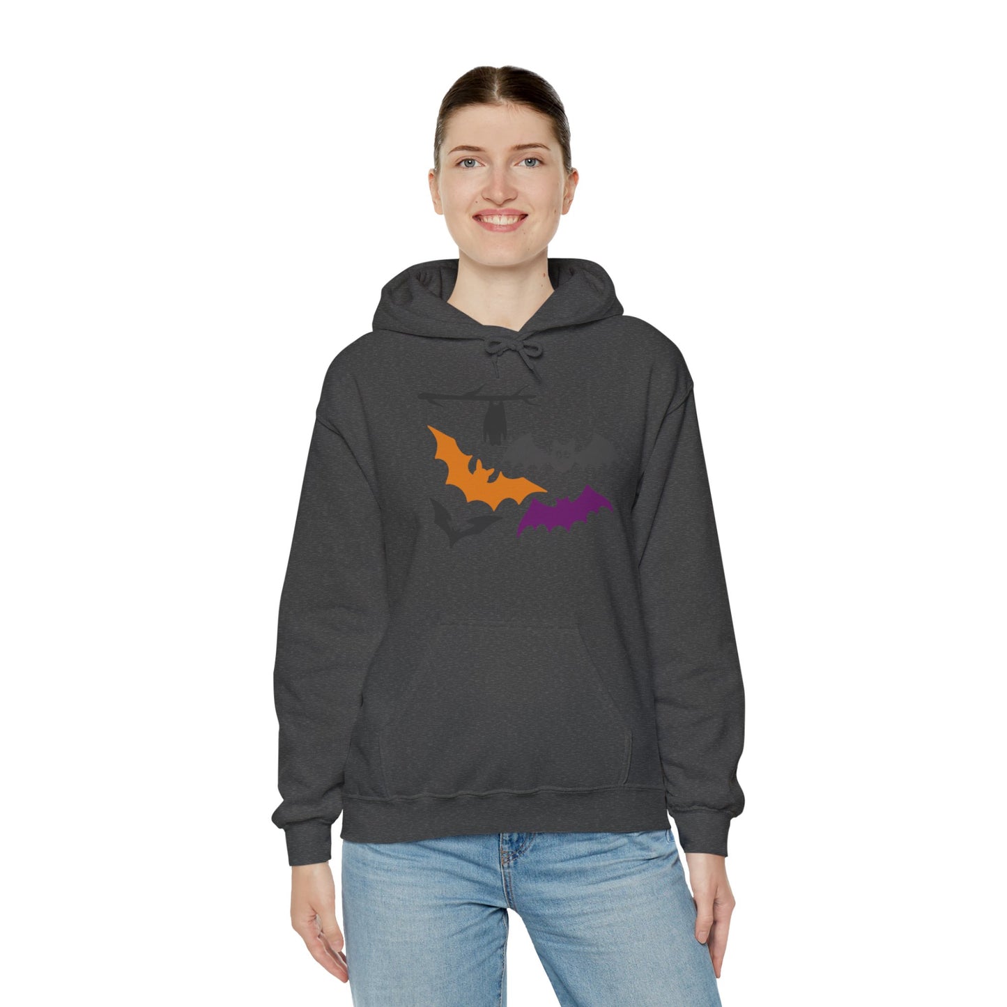 Halloween Bats Heavy Blend™ Hooded Sweatshirt