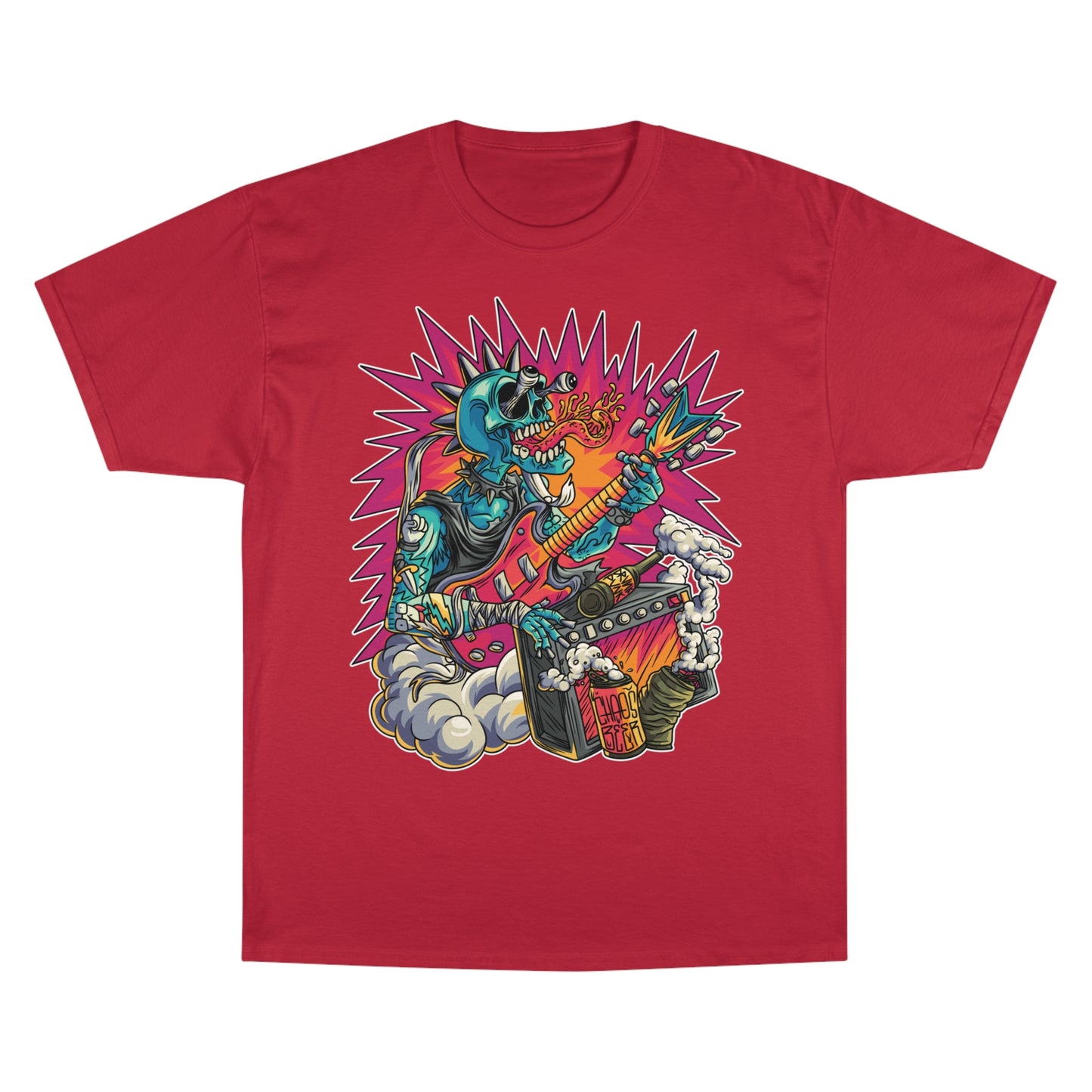 Skeleton Guitar Champion T-Shirt