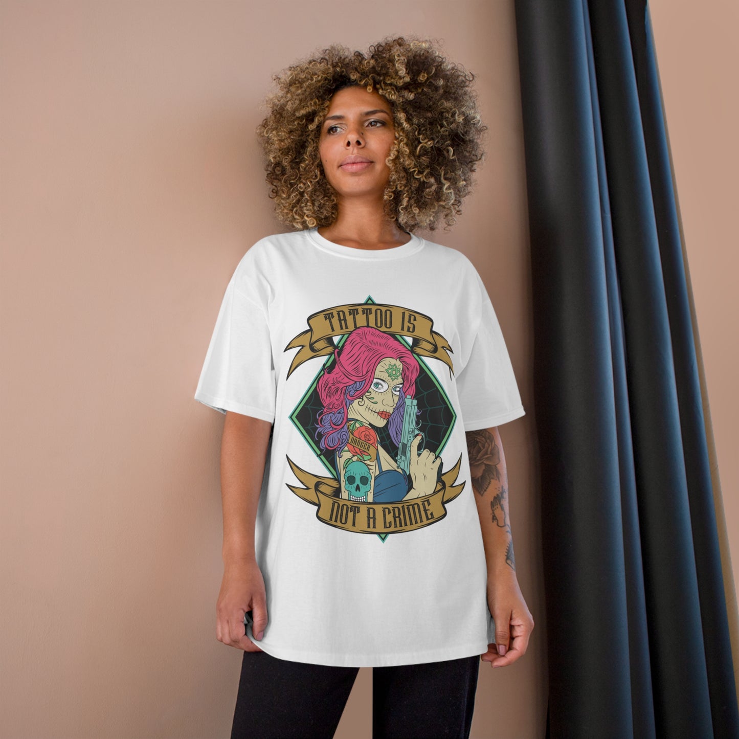 Tattoo Is Not A Crime Champion T-Shirt