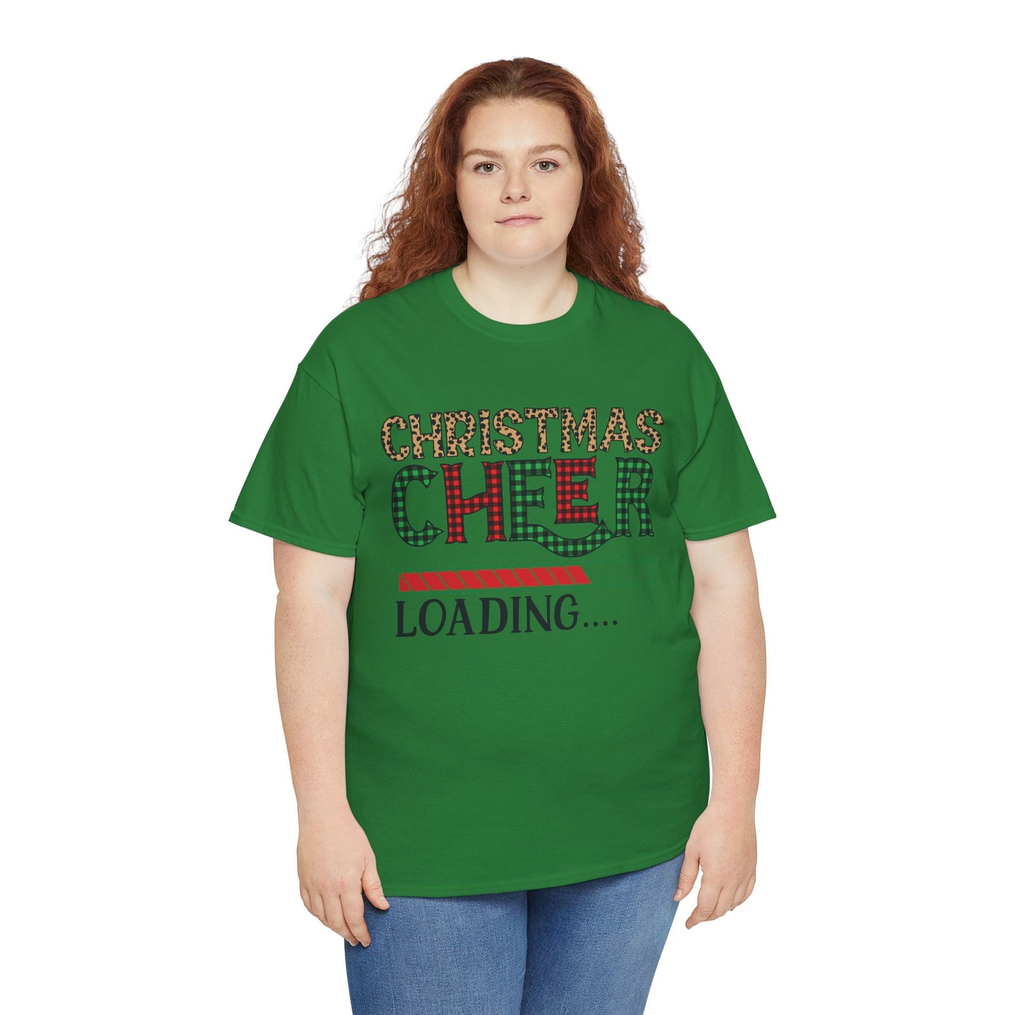 Christmas Cheer Loading Unisex Heavy Cotton Tee