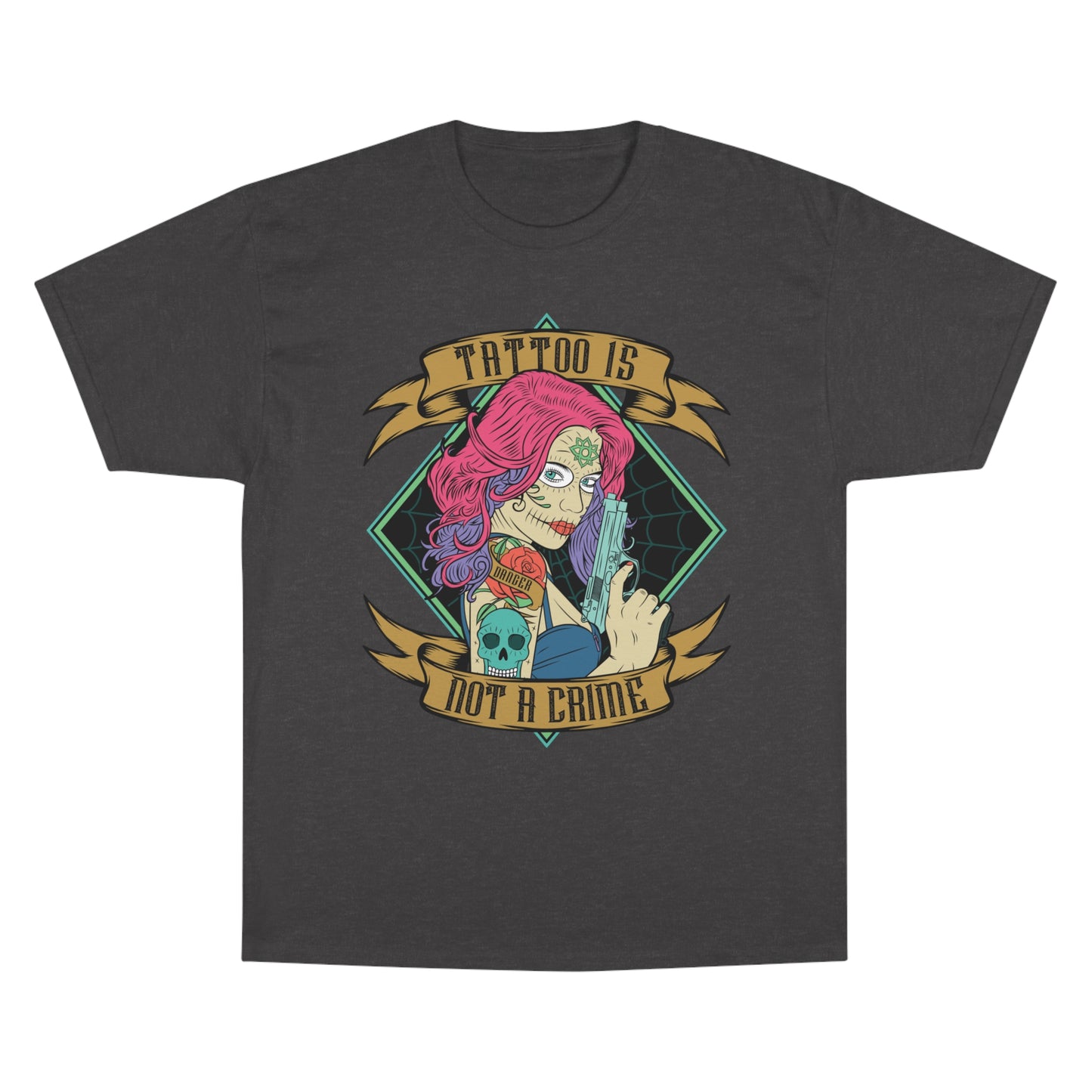 Tattoo Is Not A Crime Champion T-Shirt