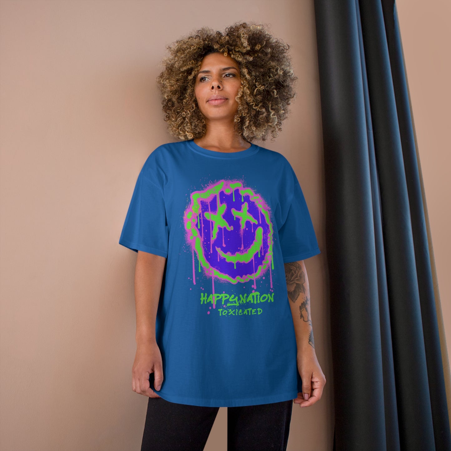 Smiley Face Champion T-Shirt - Happy Nation Collection