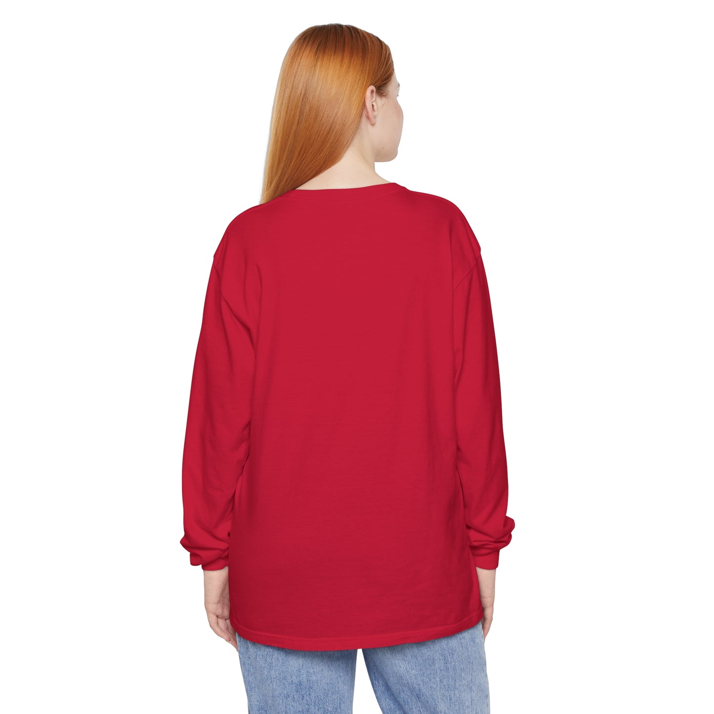 Funny Holiday Long Sleeve T-Shirt - 'Dead Inside But Jolly AF'