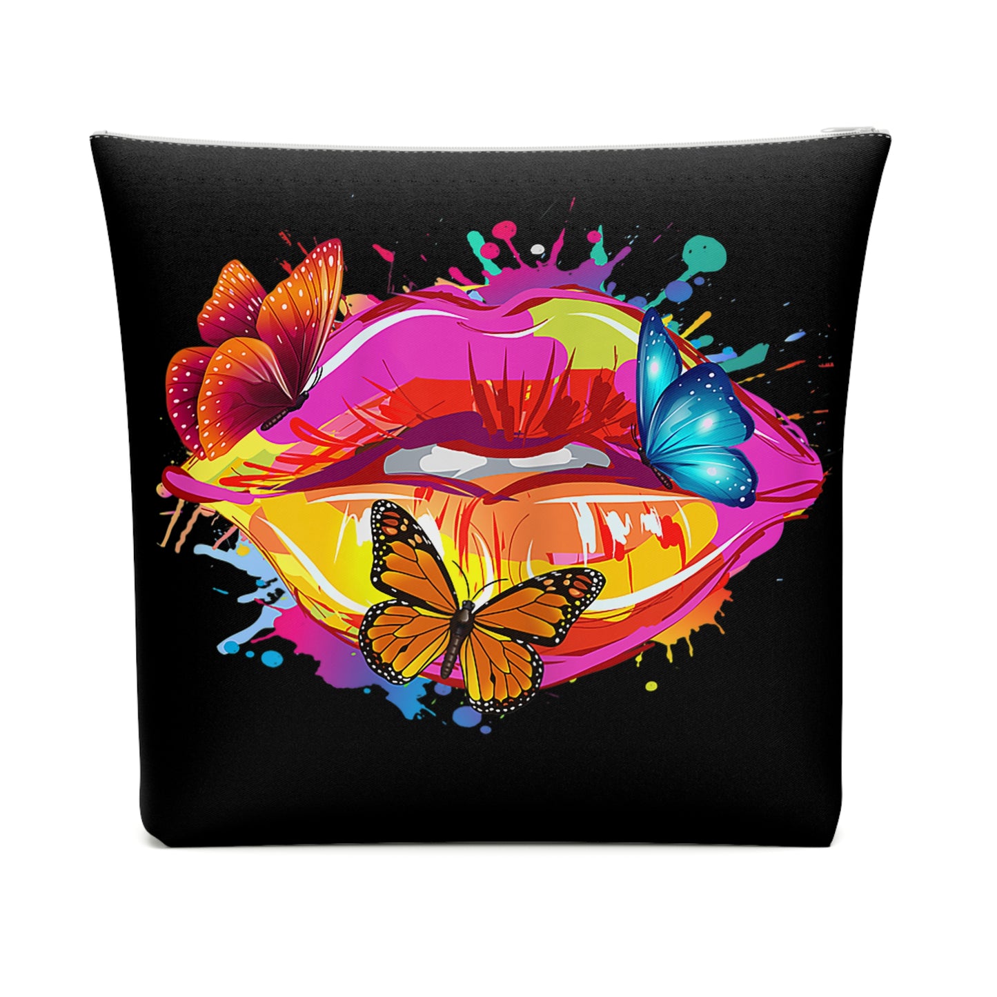 Pink Lips Cosmetic Bag