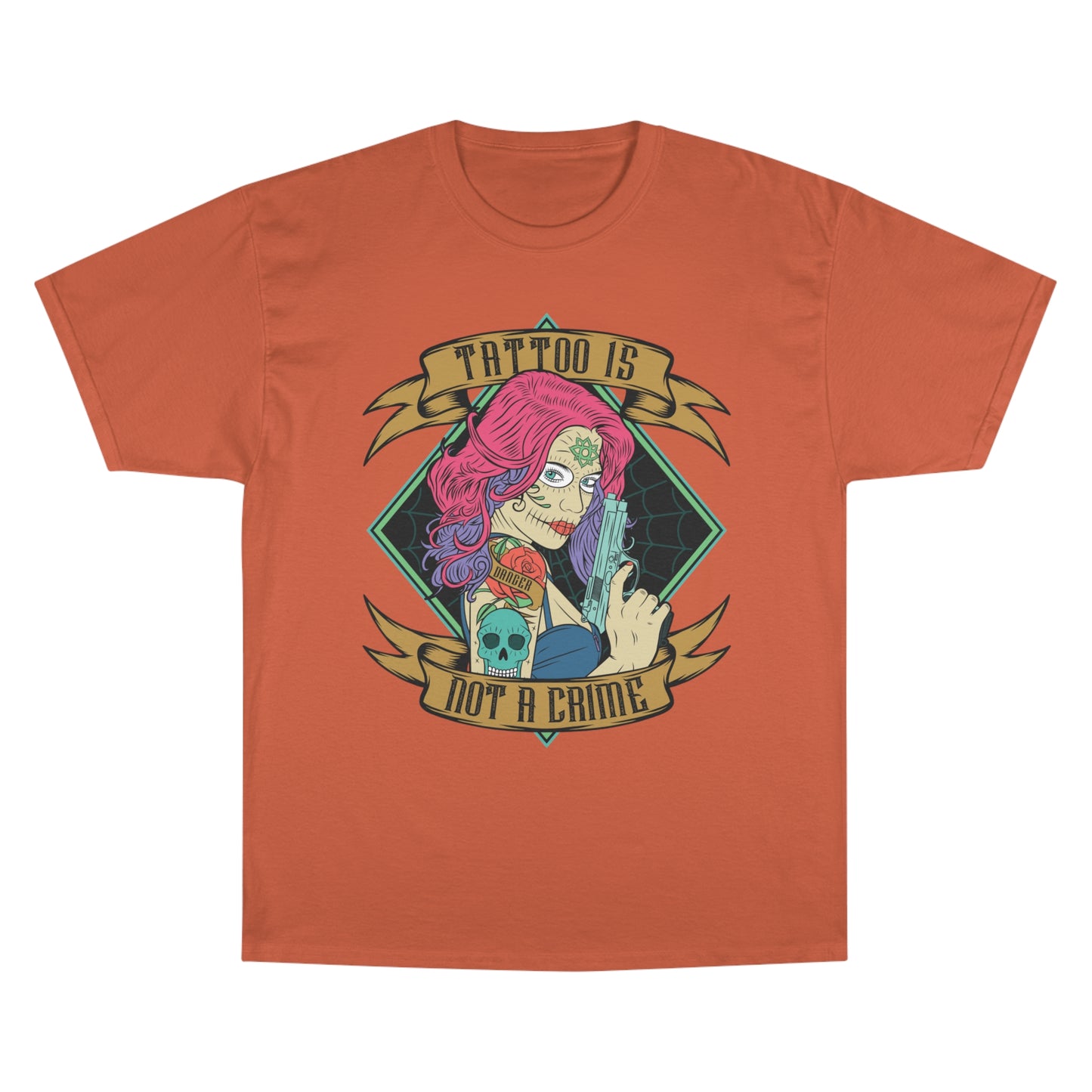Tattoo Is Not A Crime Champion T-Shirt