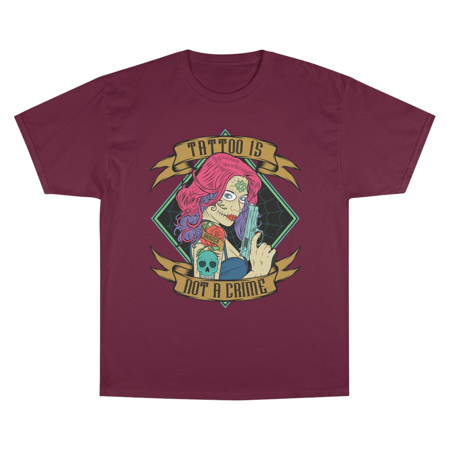 Tattoo Is Not A Crime Champion T-Shirt