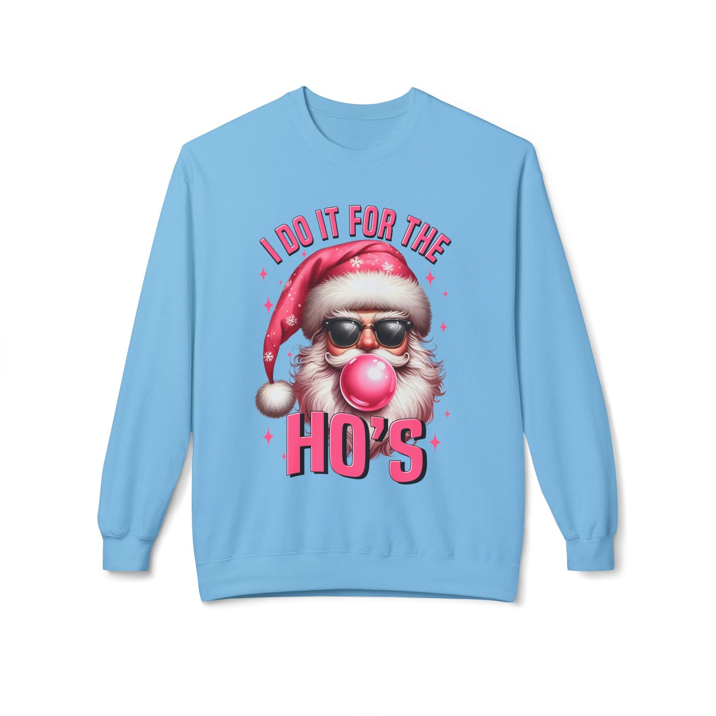 Santa Midweight Softstyle Fleece Crewneck Sweatshirt