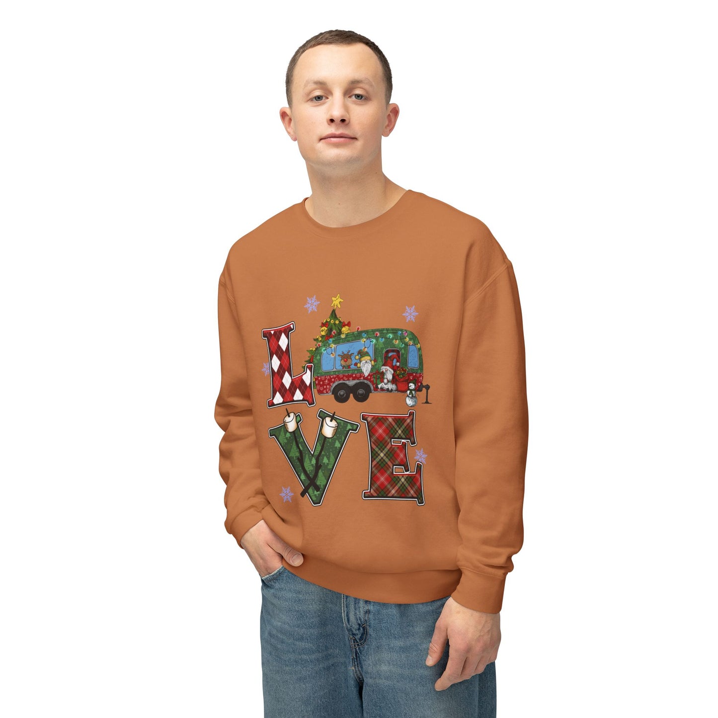 Love Vintage Holiday Crewneck Sweatshirt