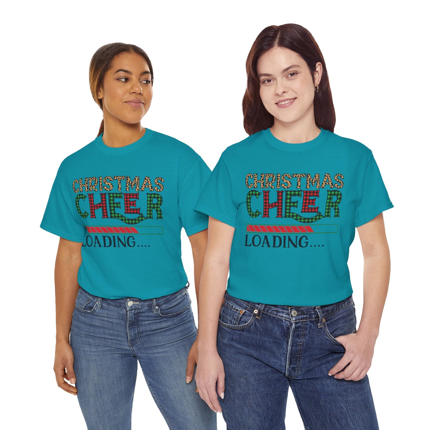Christmas Cheer Loading Unisex Heavy Cotton Tee