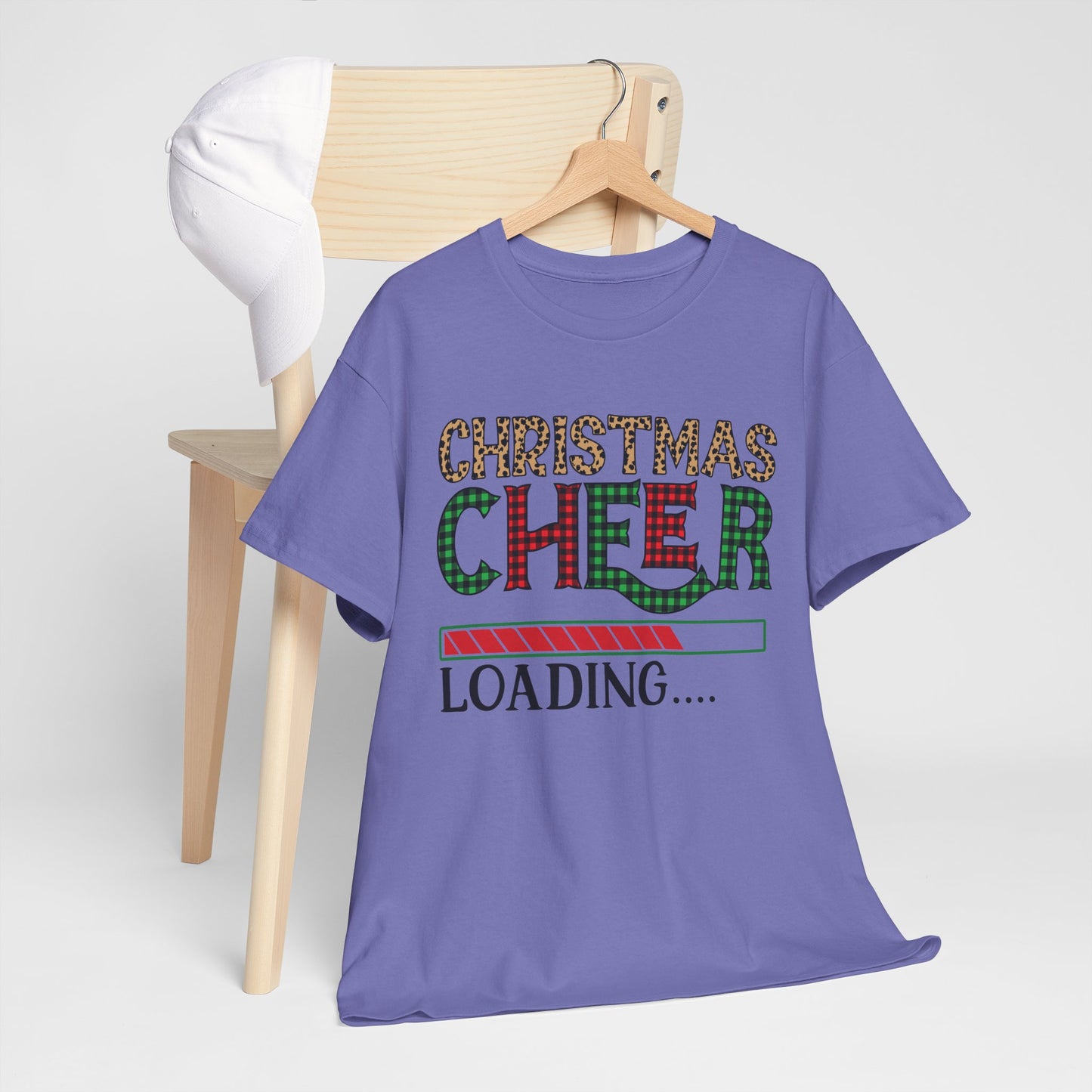 Christmas Cheer Loading Unisex Heavy Cotton Tee