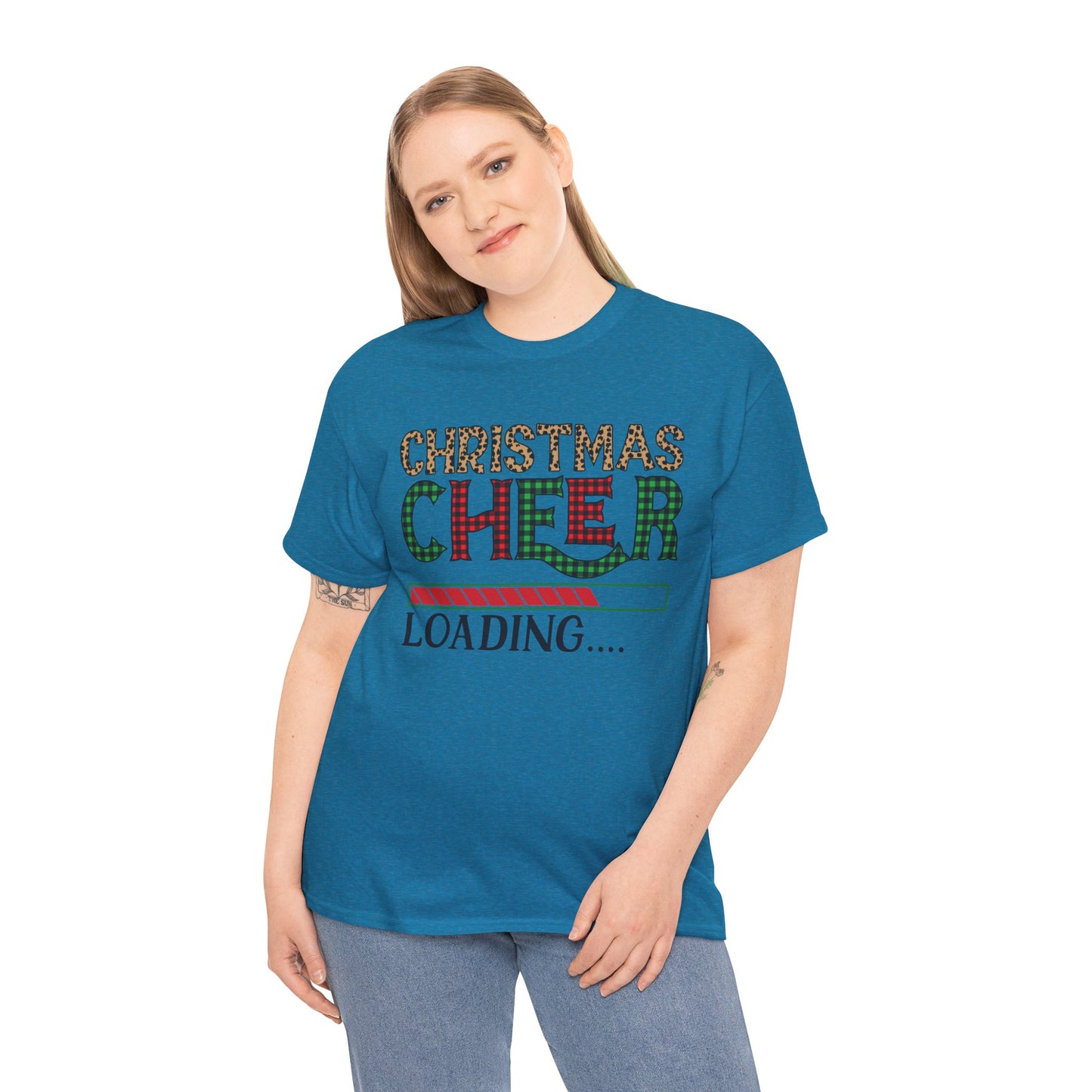 Christmas Cheer Loading Unisex Heavy Cotton Tee
