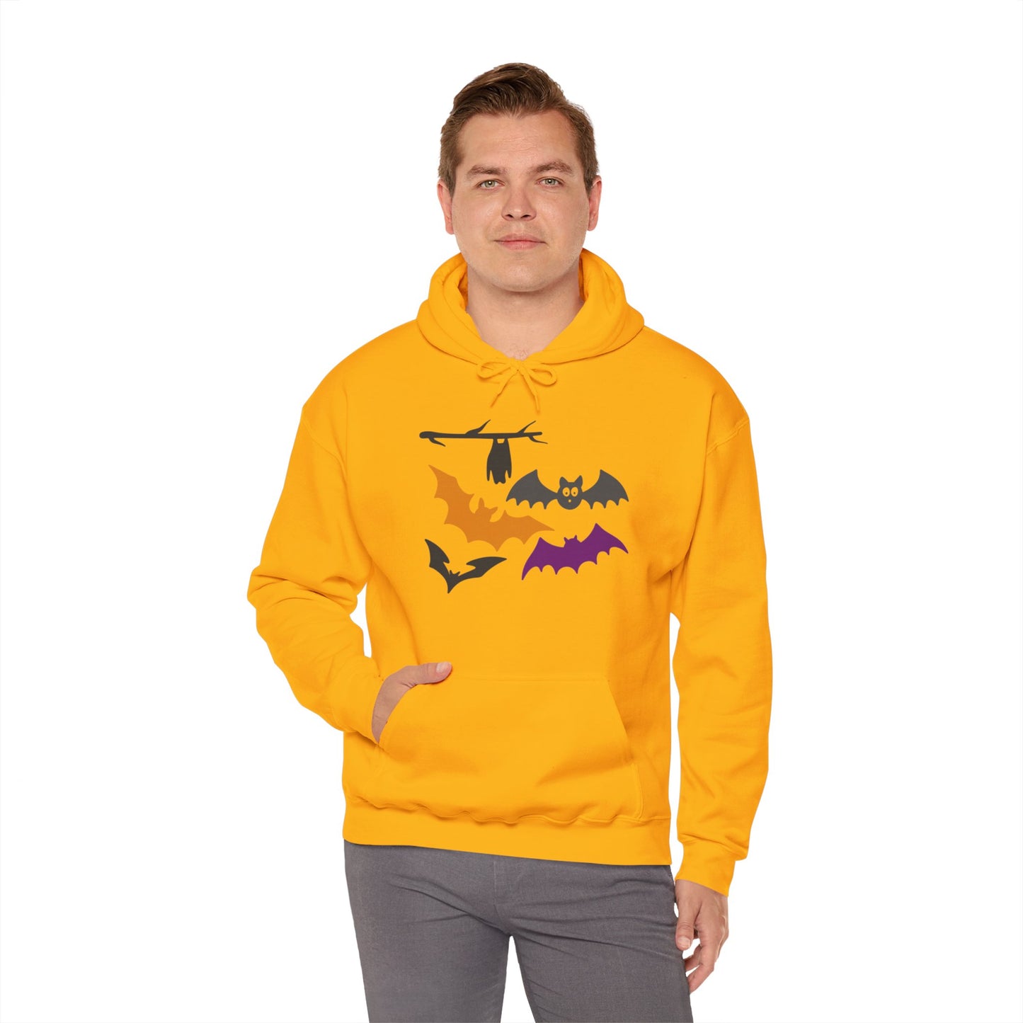 Halloween Bats Heavy Blend™ Hooded Sweatshirt