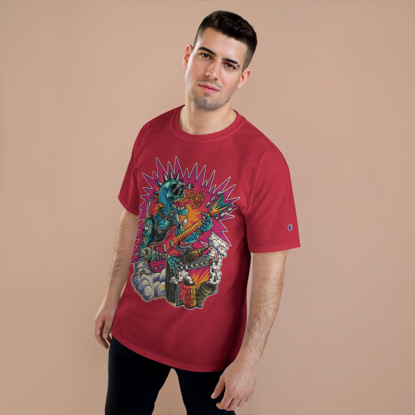 Skeleton Guitar Champion T-Shirt