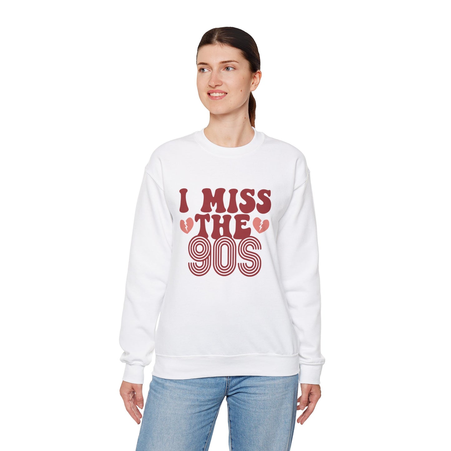 Retro 90s Crewneck Sweatshirt - I Miss the 90s Design