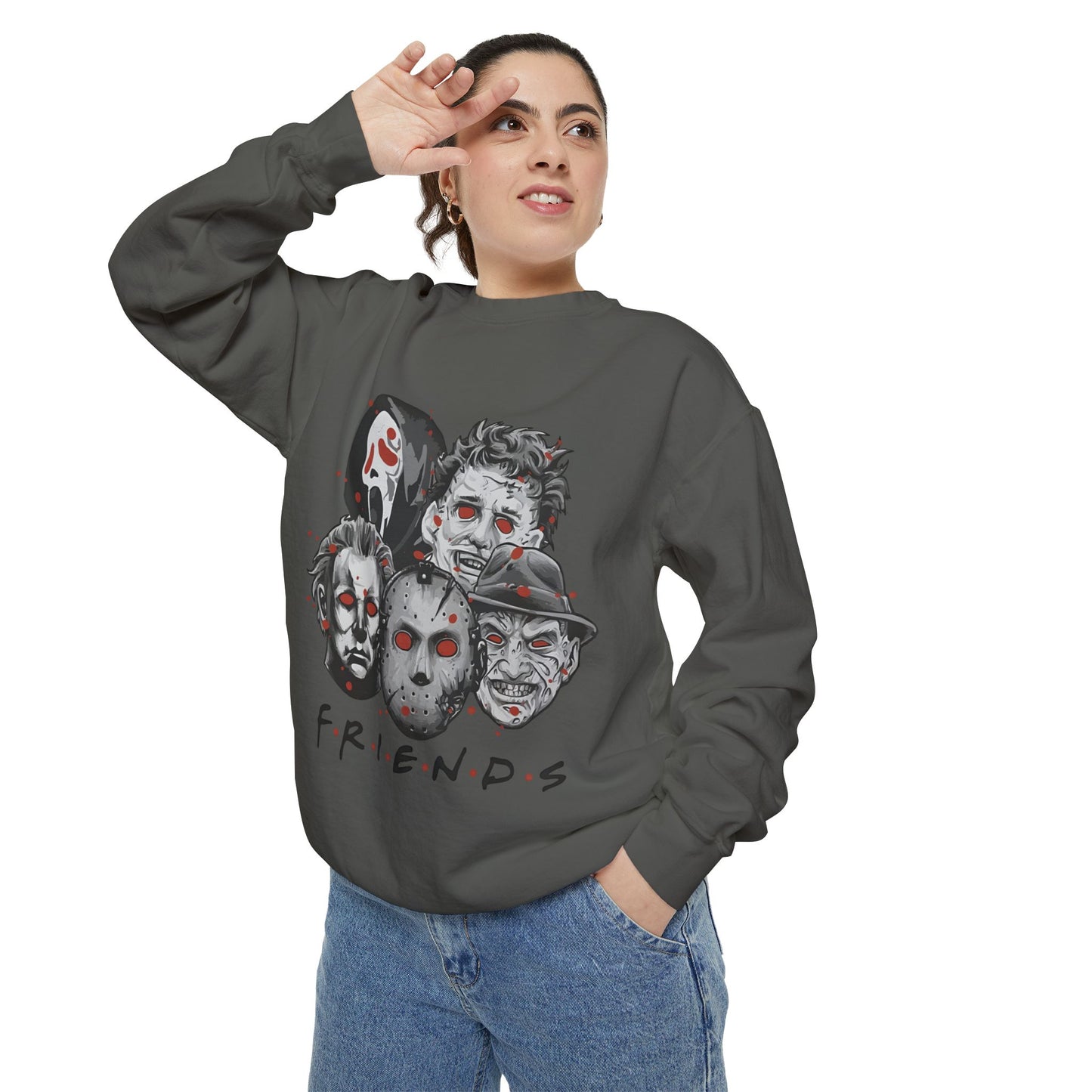 Halloween Garment-Dyed Sweatshirt