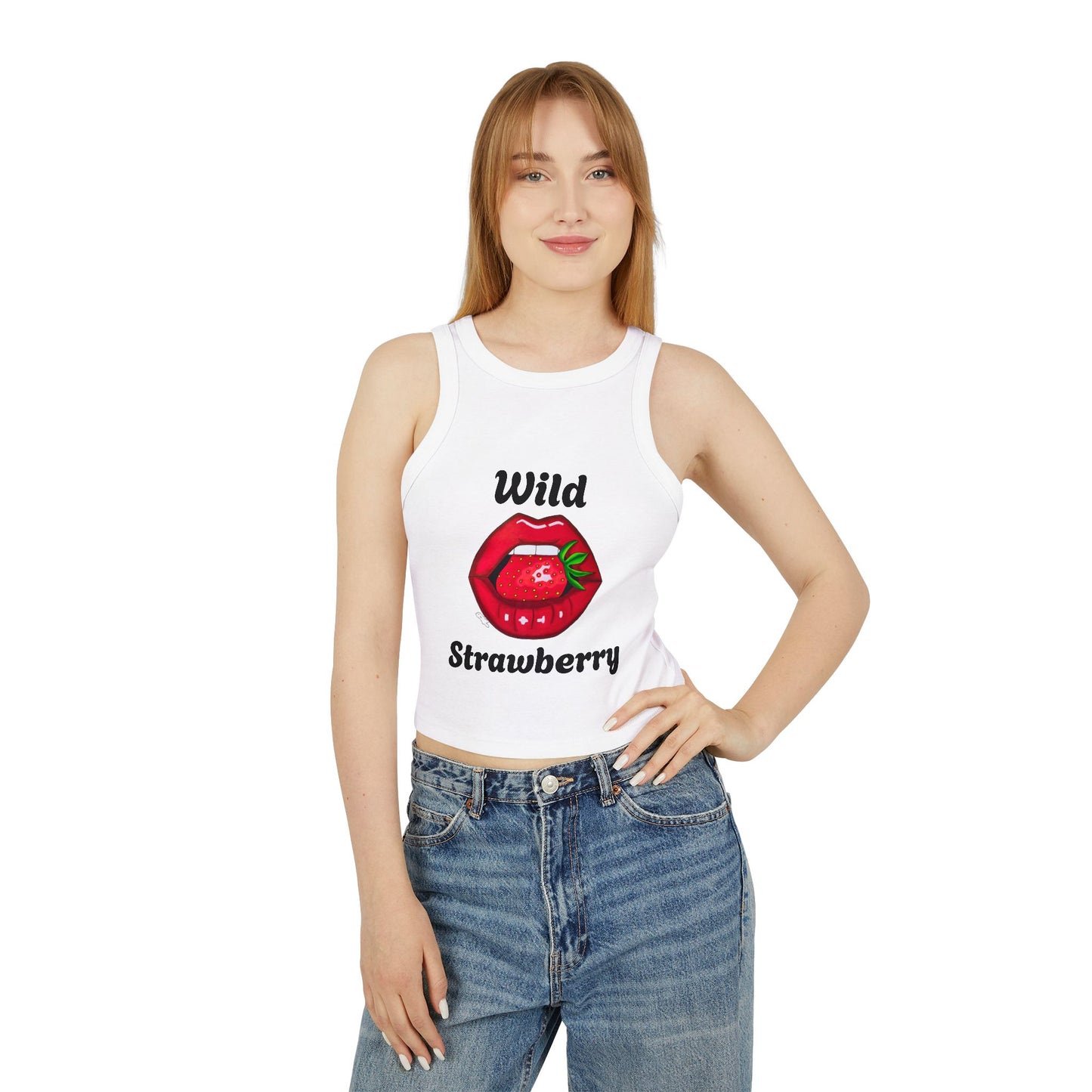 Wild Strawberry Graphic Tank Top