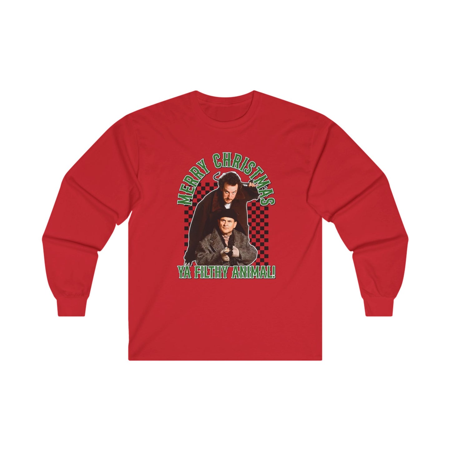Merry Christmas Long Sleeve Tee - Funny Holiday Apparel for Fans
