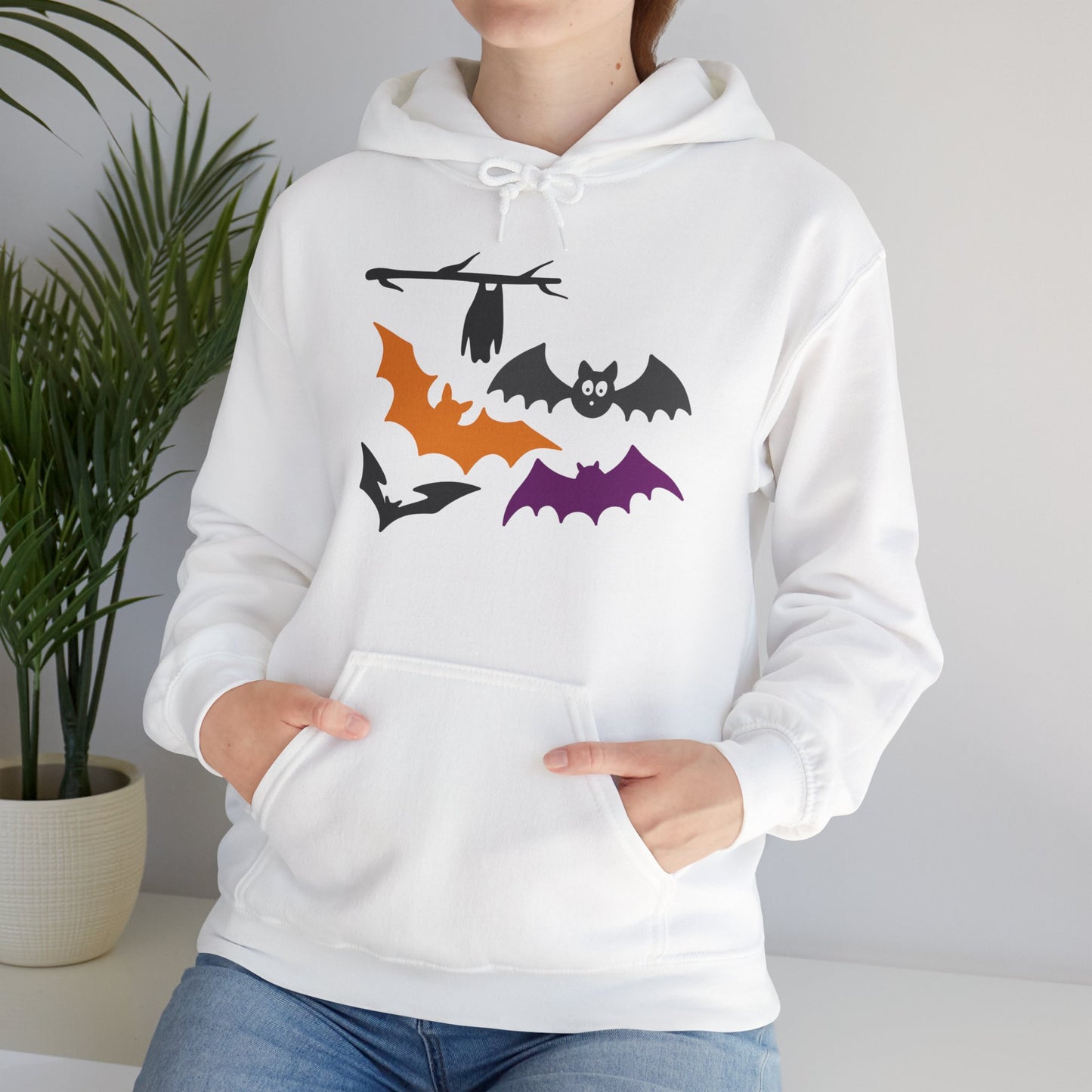 Halloween Bats Heavy Blend™ Hooded Sweatshirt