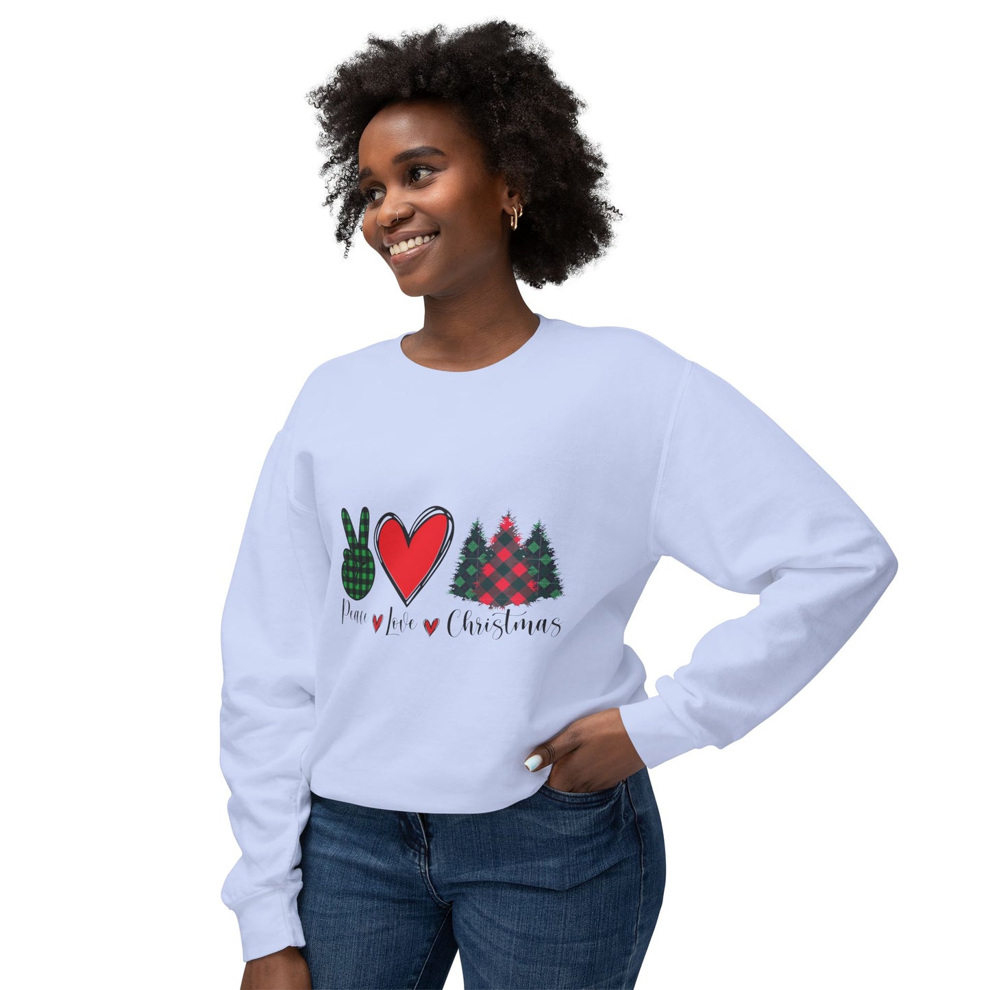 Christmas Peace Love Unisex Sweatshirt