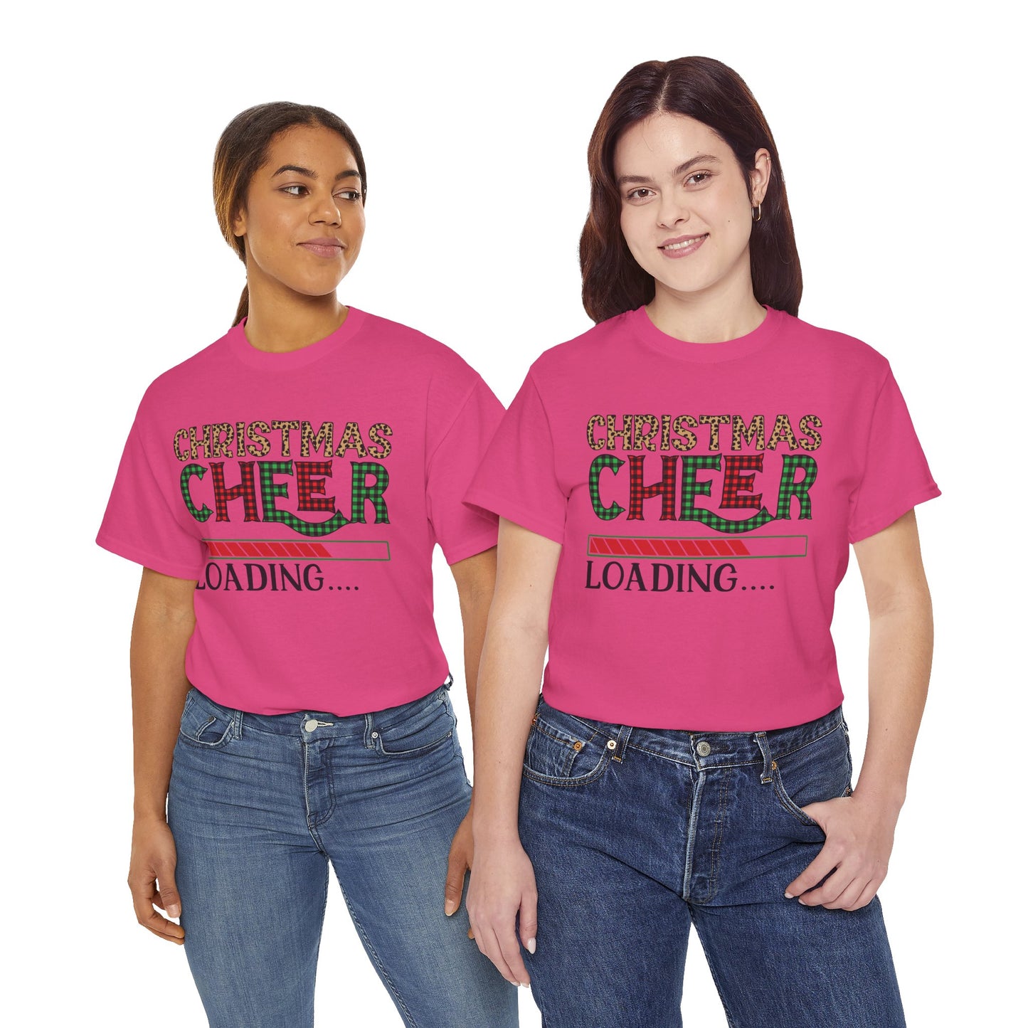 Christmas Cheer Loading Unisex Heavy Cotton Tee