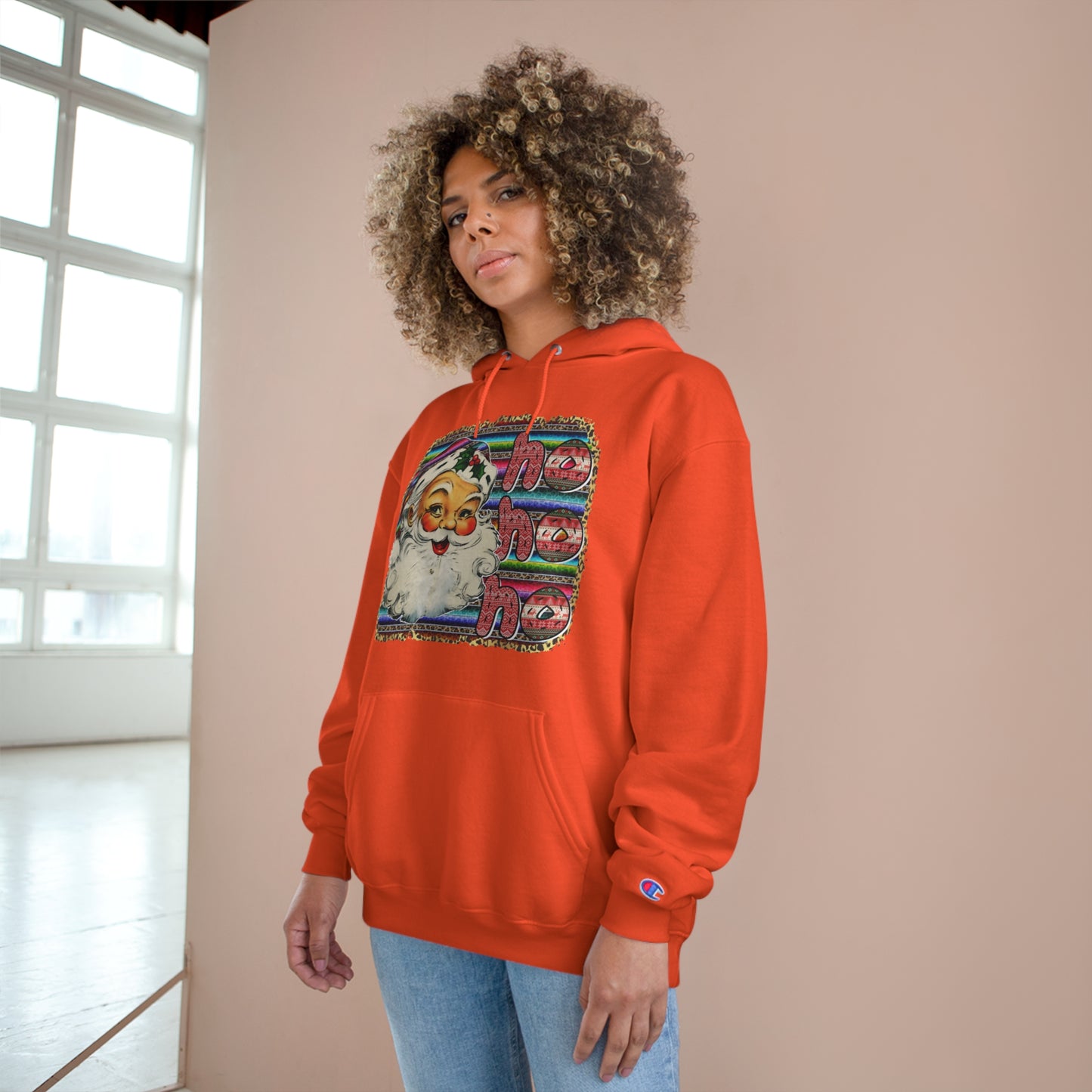 Ho Ho Ho Christmas Champion Hoodie