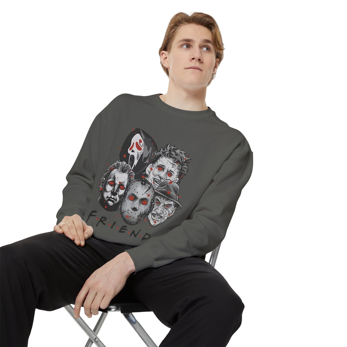 Halloween Garment-Dyed Sweatshirt