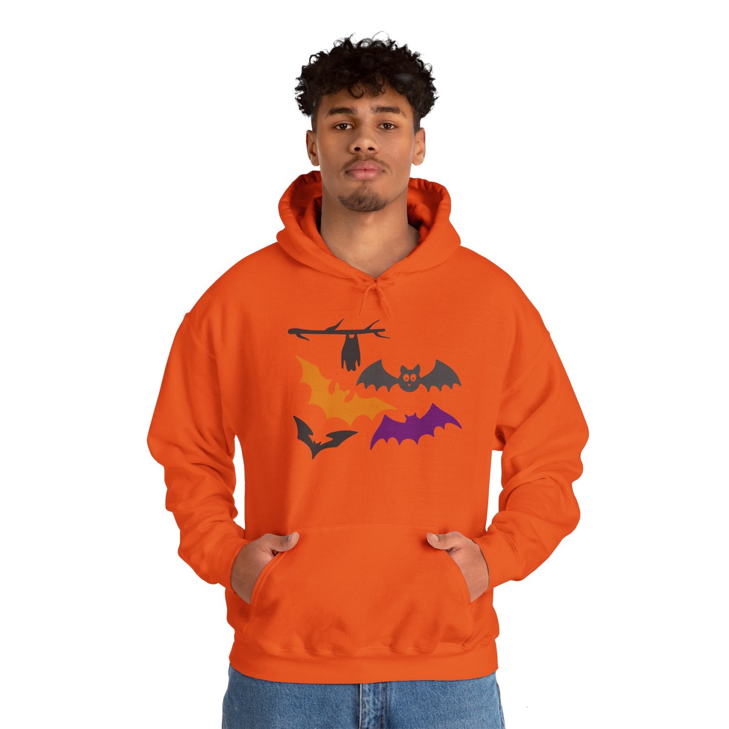 Halloween Bats Heavy Blend™ Hooded Sweatshirt