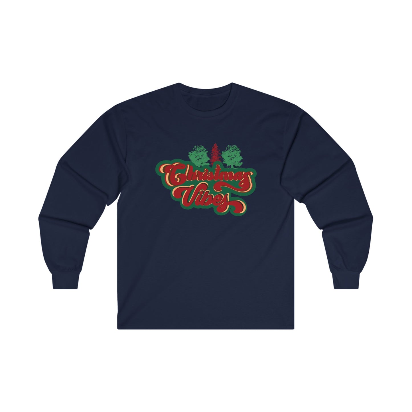 Christmas Vibes Unisex Long Sleeve Tee
