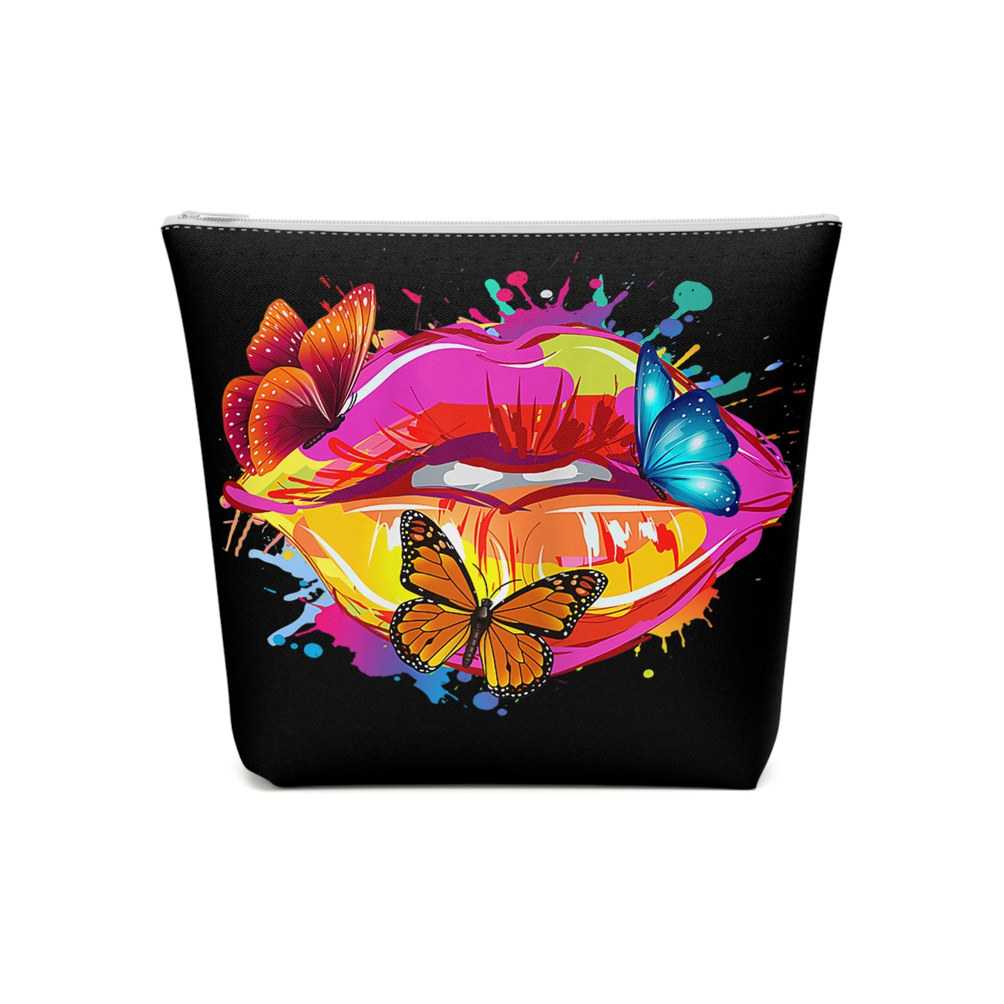 Pink Lips Cosmetic Bag