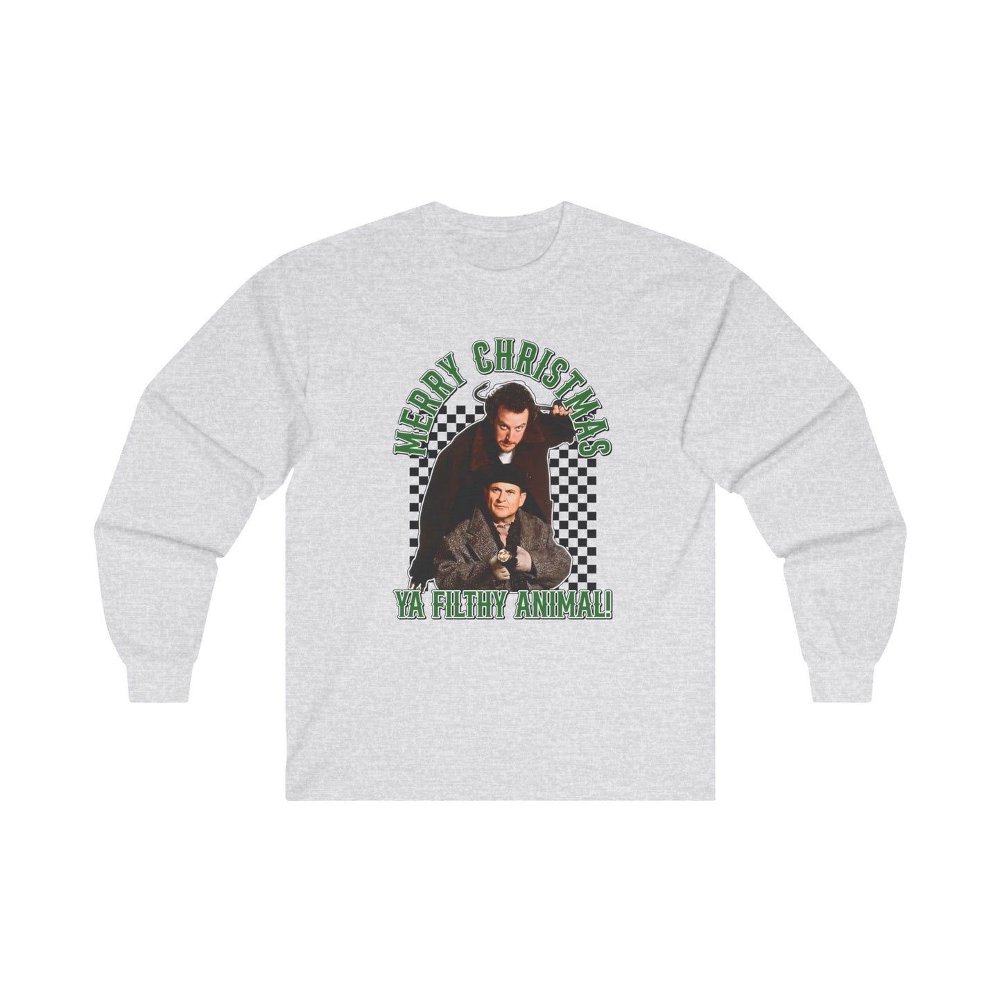 Merry Christmas Long Sleeve Tee - Funny Holiday Apparel for Fans