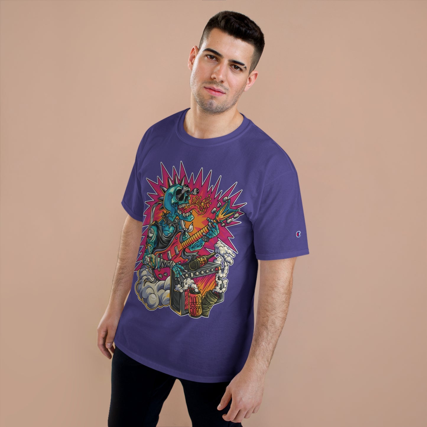 Skeleton Guitar Champion T-Shirt