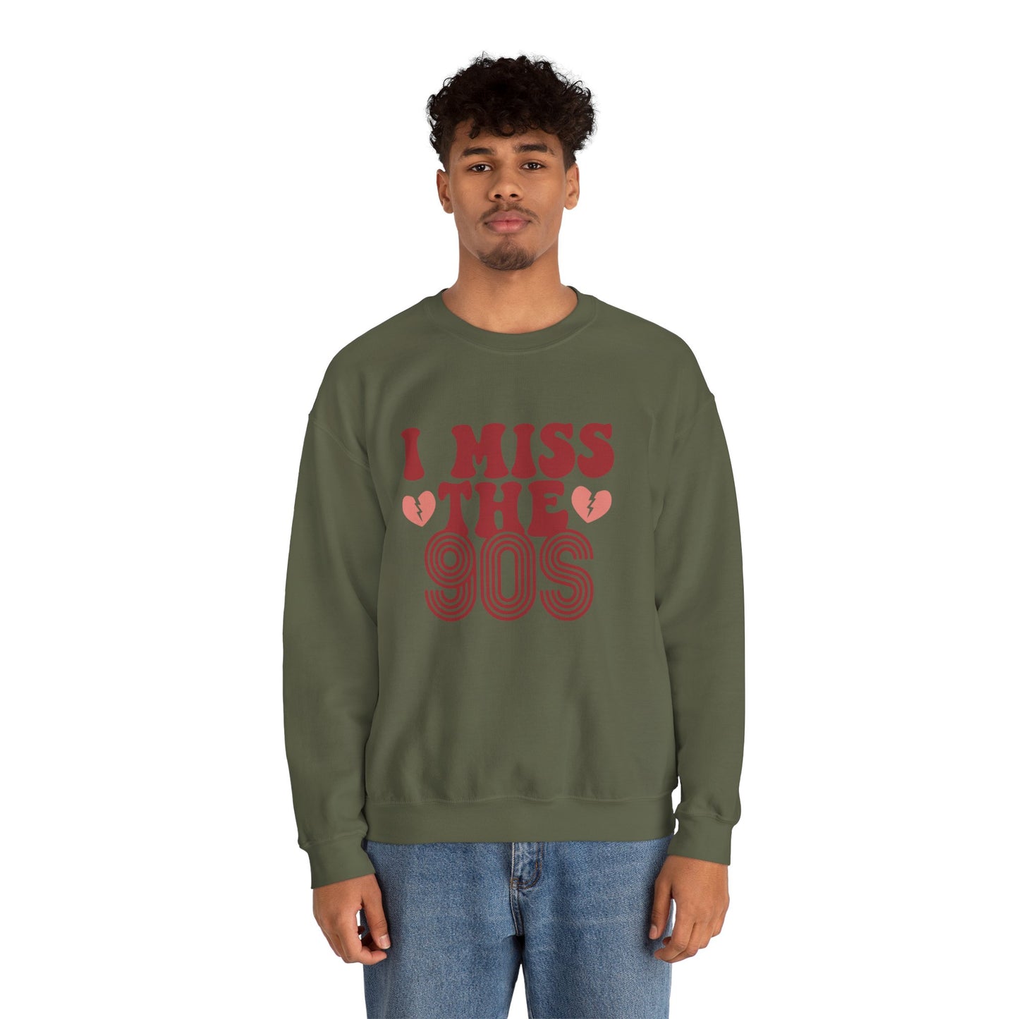 Retro 90s Crewneck Sweatshirt - I Miss the 90s Design
