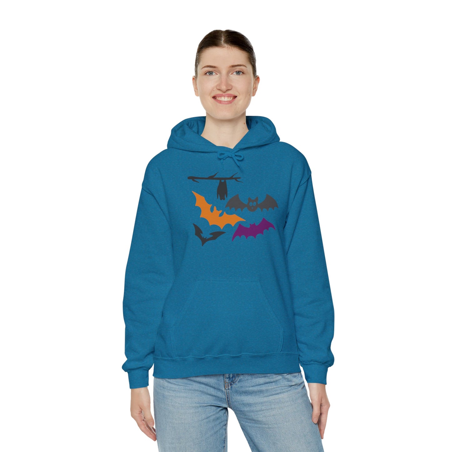 Halloween Bats Heavy Blend™ Hooded Sweatshirt