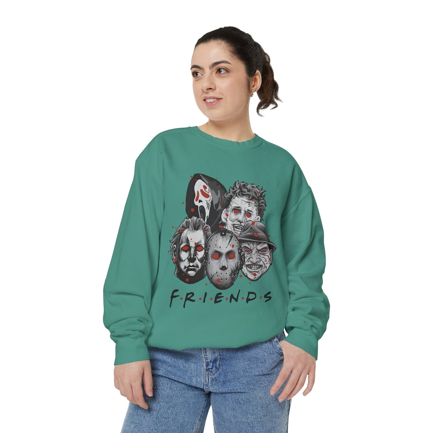 Halloween Garment-Dyed Sweatshirt