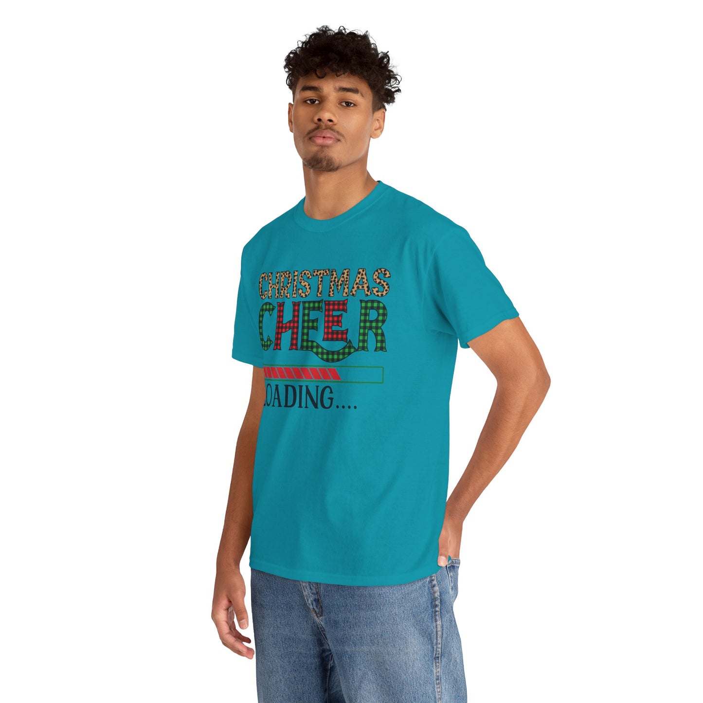 Christmas Cheer Loading Unisex Heavy Cotton Tee
