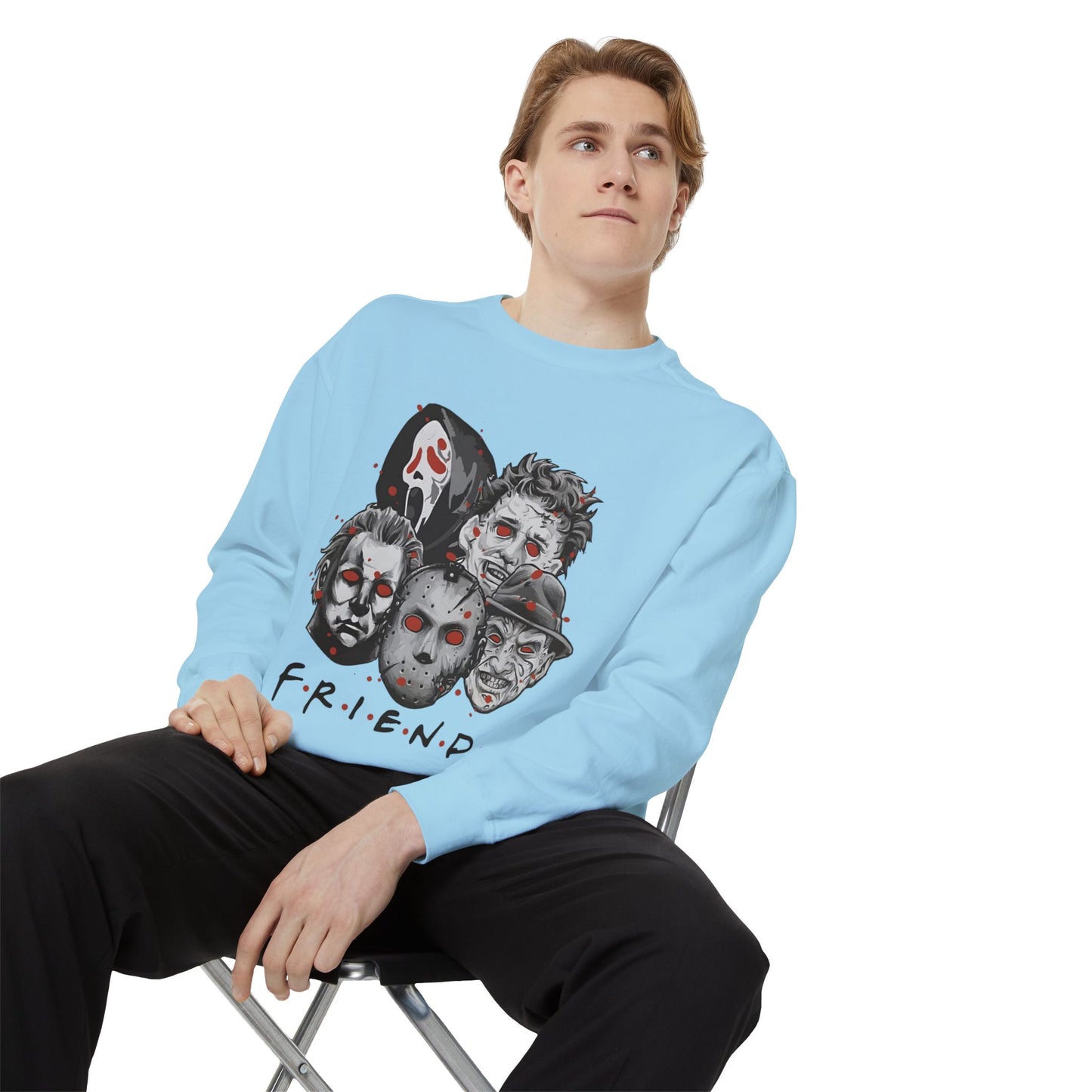 Halloween Garment-Dyed Sweatshirt